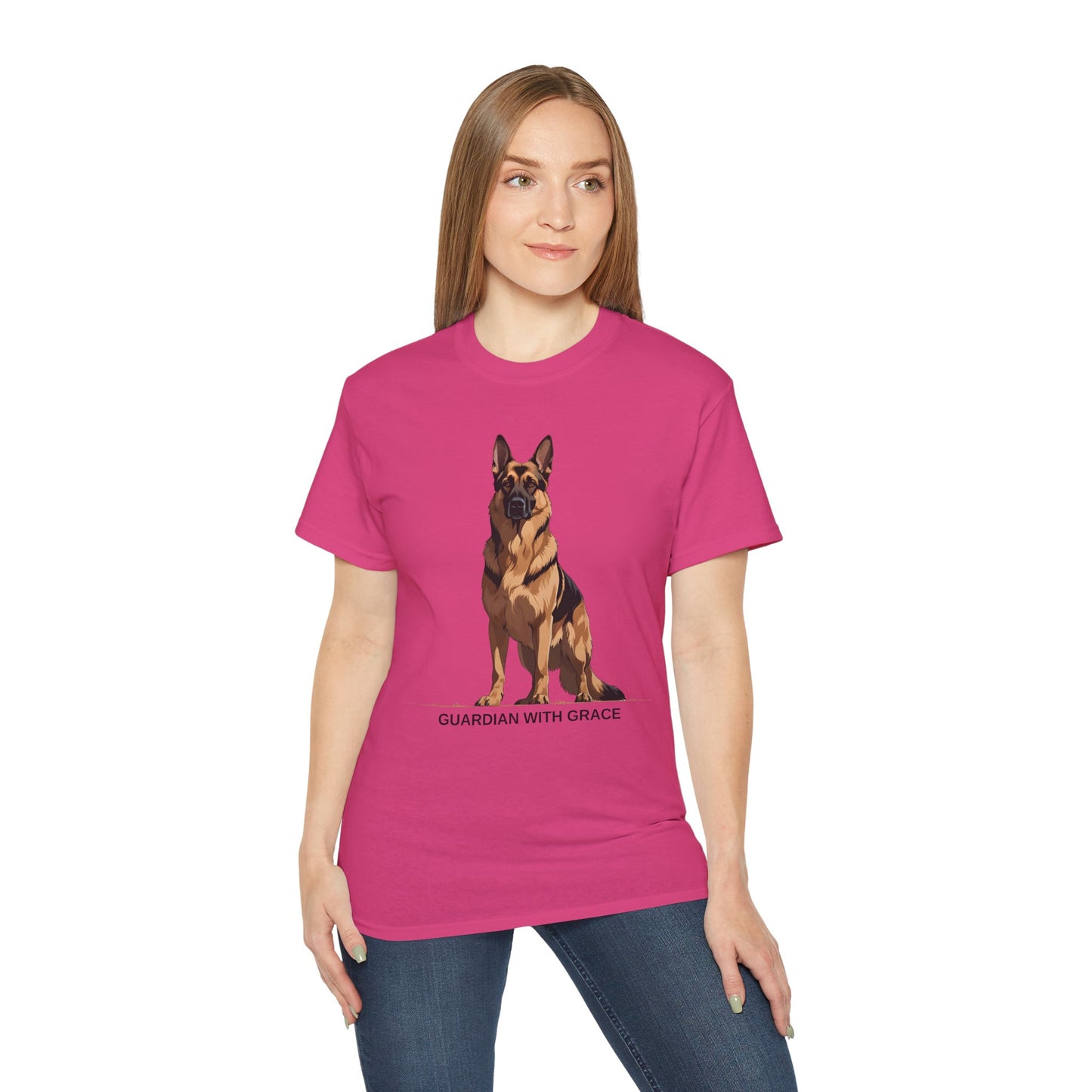 German Shepherd Guardian Tee - Unisex Ultra Cotton Shirt, Dog Lover Gift, Animal Spirit Apparel, Pet Memorial, Birthday Tee, Casual Wear