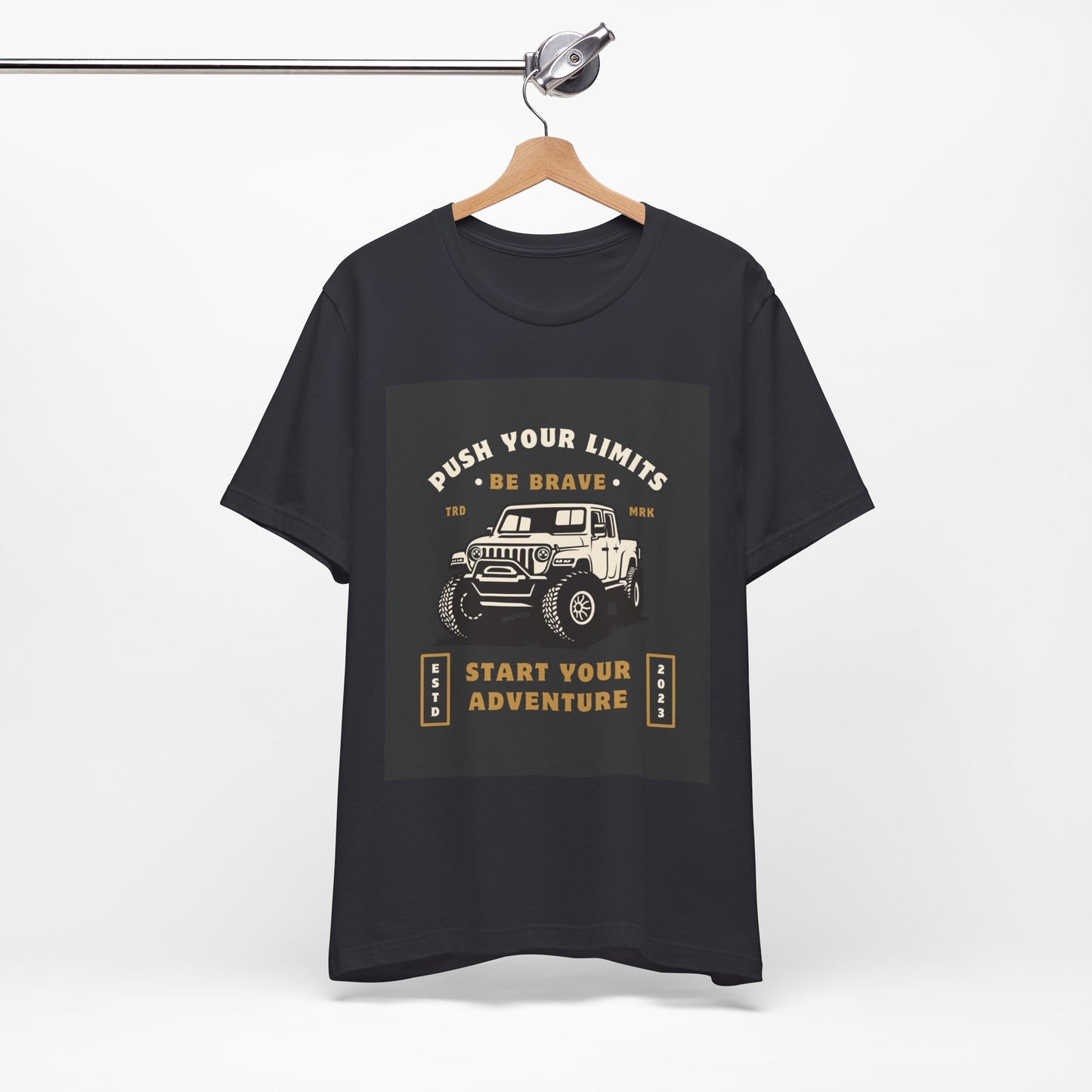 Push Your Limits Adventure-Inspiring Unisex Jersey Tee, Outdoor Shirt, Motivational T-Shirt, Gift for Adventurers, Hiking Apparel, Travel Tee