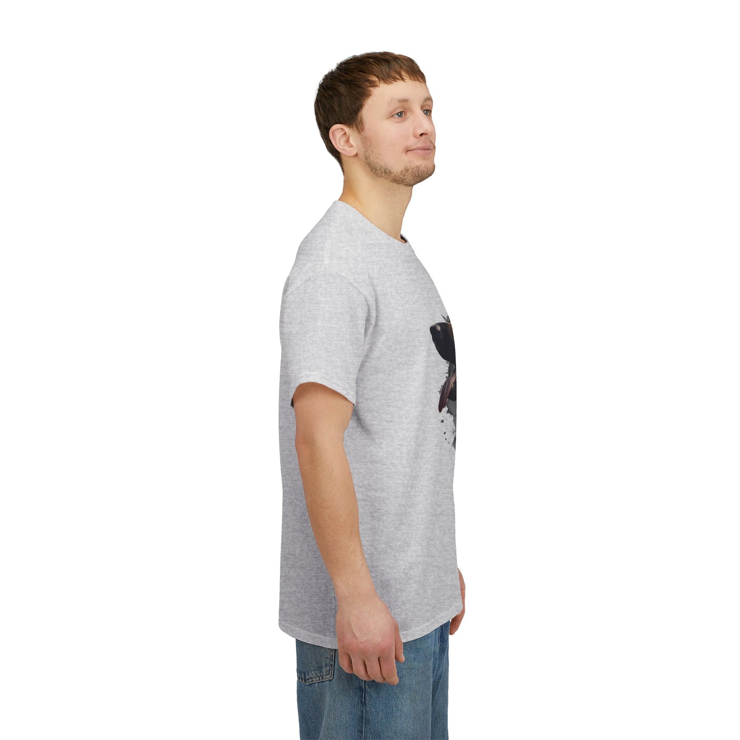 German Shepherd Lover Tee With 3D Design, Unisex Cotton Shirt, Dog T-Shirt, Pet Lovers Gift, Animal Enthusiast Apparel