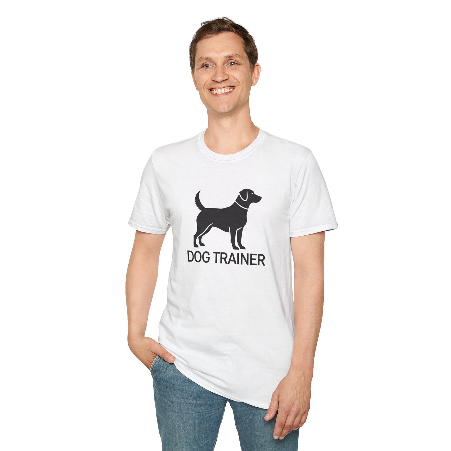 Dog Trainer Unisex Softstyle T-Shirt | Casual Pet Lover Tee, Gifts for Dog Trainers, Dog Lover Apparel