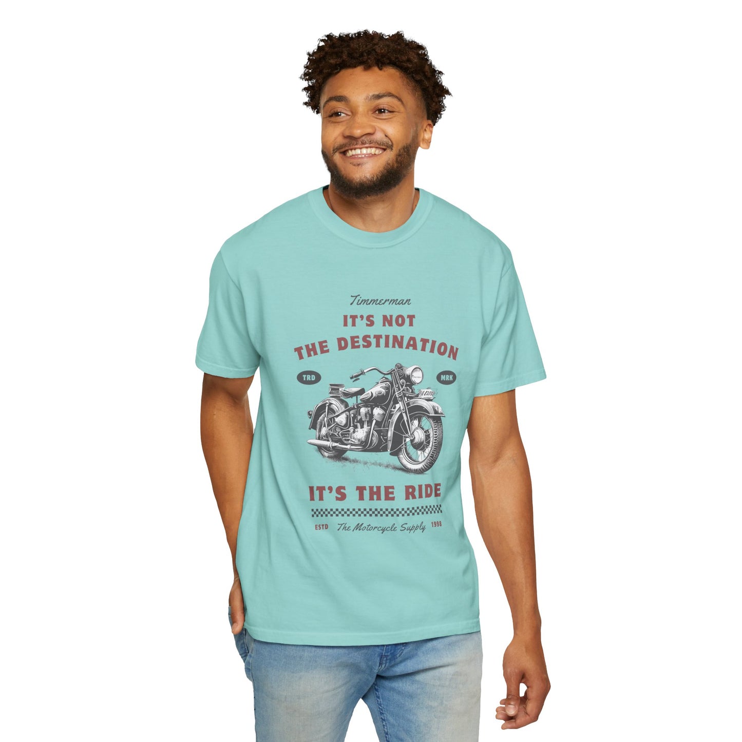 Vintage Motorcycle Ride T-Shirt - It's Not The Destination It's The Ride, Gift for Bikers, Adventure Clothing, Road Trip Outfit