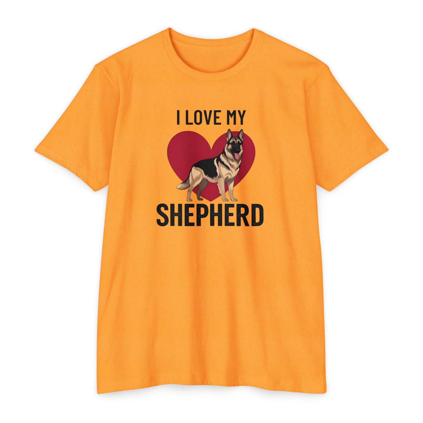 I Love My German Shepherd T-Shirt, Dog Lover Shirt, Pet Owner Tee, Animal Lover Gift, Birthday Gift for Dog Owners, Casual Wear