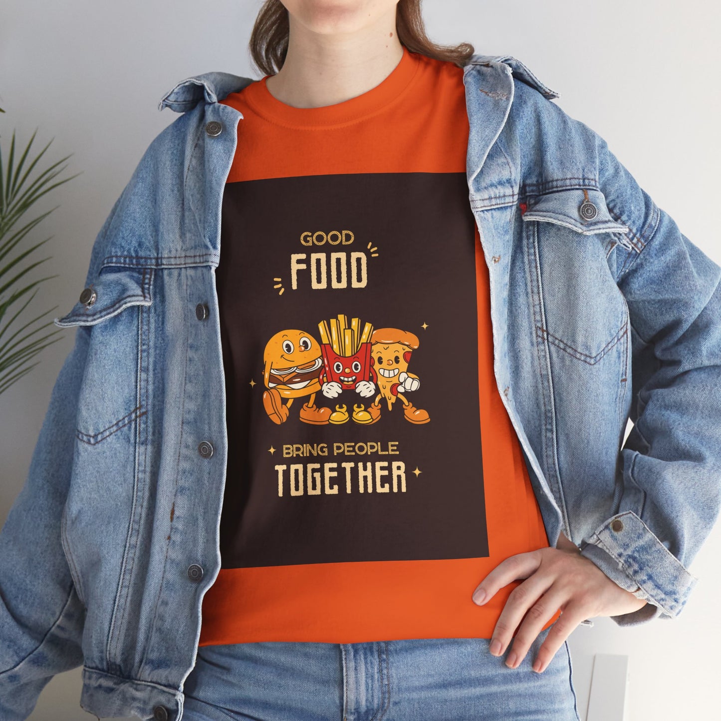 Good Food Unisex Tee | Fun Foodie Shirt, Gift for Food Lovers, Casual Wear, Kitchen Humor, BBQ Party