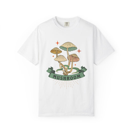 Mushroom Magic T-Shirt, Nature Lover Gift, Unisex Tee, Eco-Friendly Clothing, Summer Style, Festival Outfit