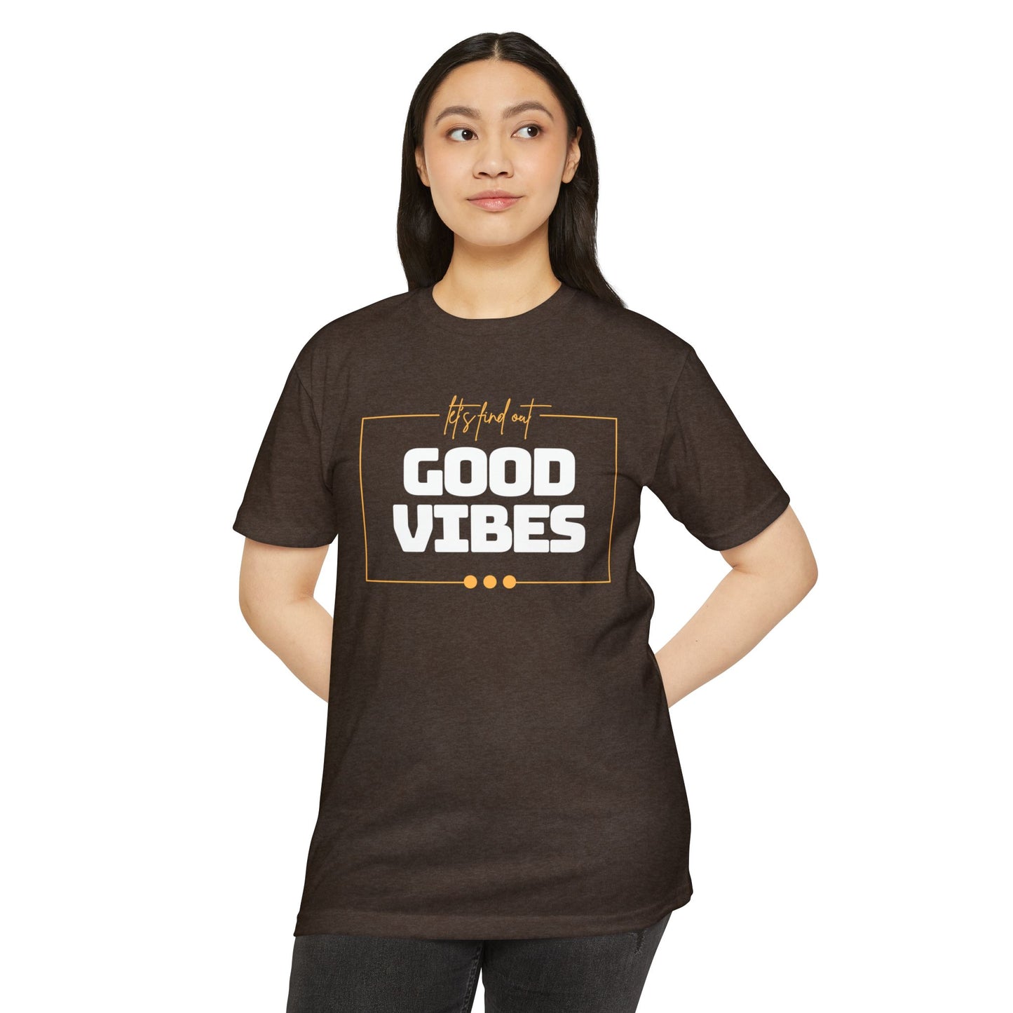 Good Vibes Unisex CVC Jersey T-shirt, Casual Tee, Positive Messaging Shirt, Everyday Wear, Gift for Friends