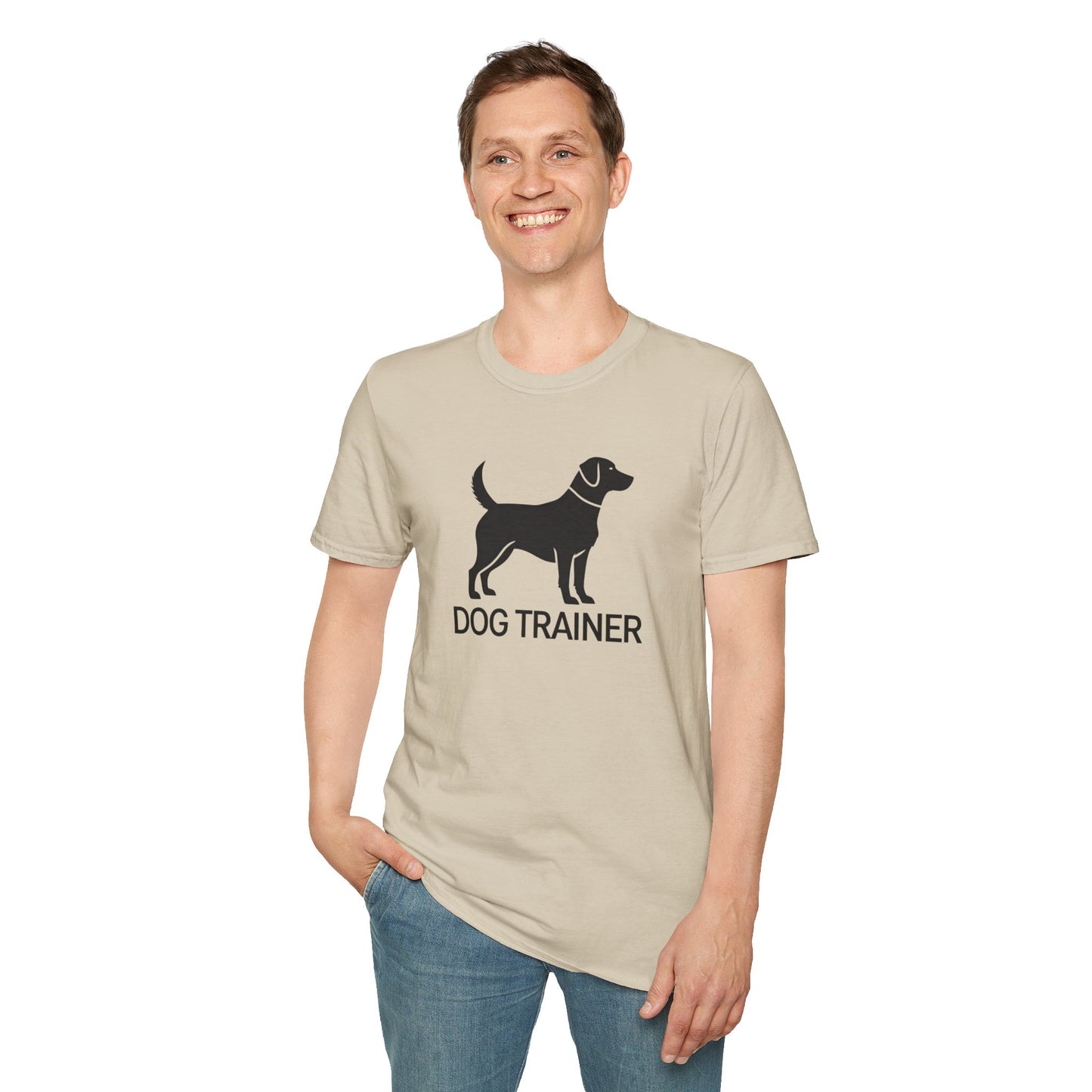 Dog Trainer Unisex Softstyle T-Shirt | Casual Pet Lover Tee, Gifts for Dog Trainers, Dog Lover Apparel