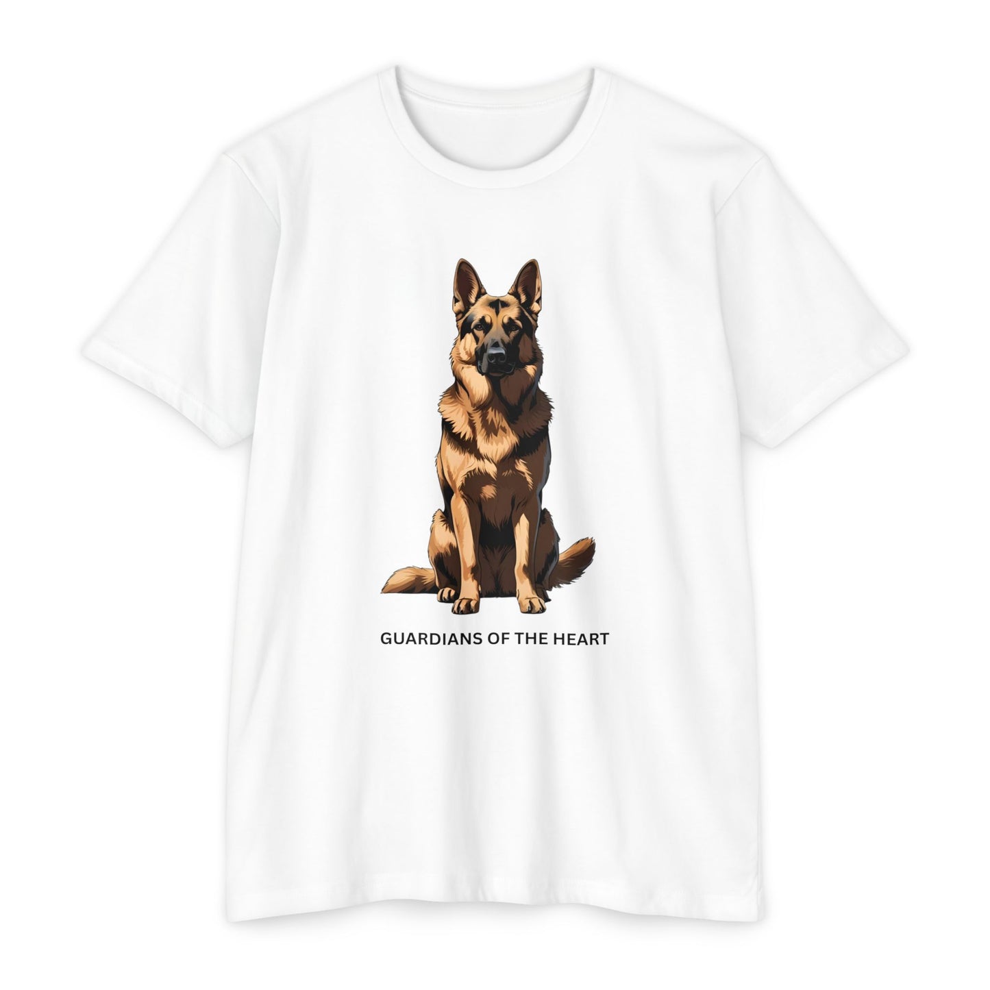 Guardians of the Heart German Shepherd T-Shirt, Unisex Dog Lover Tee, Gift for Pet Lovers, Casual Everyday Wear