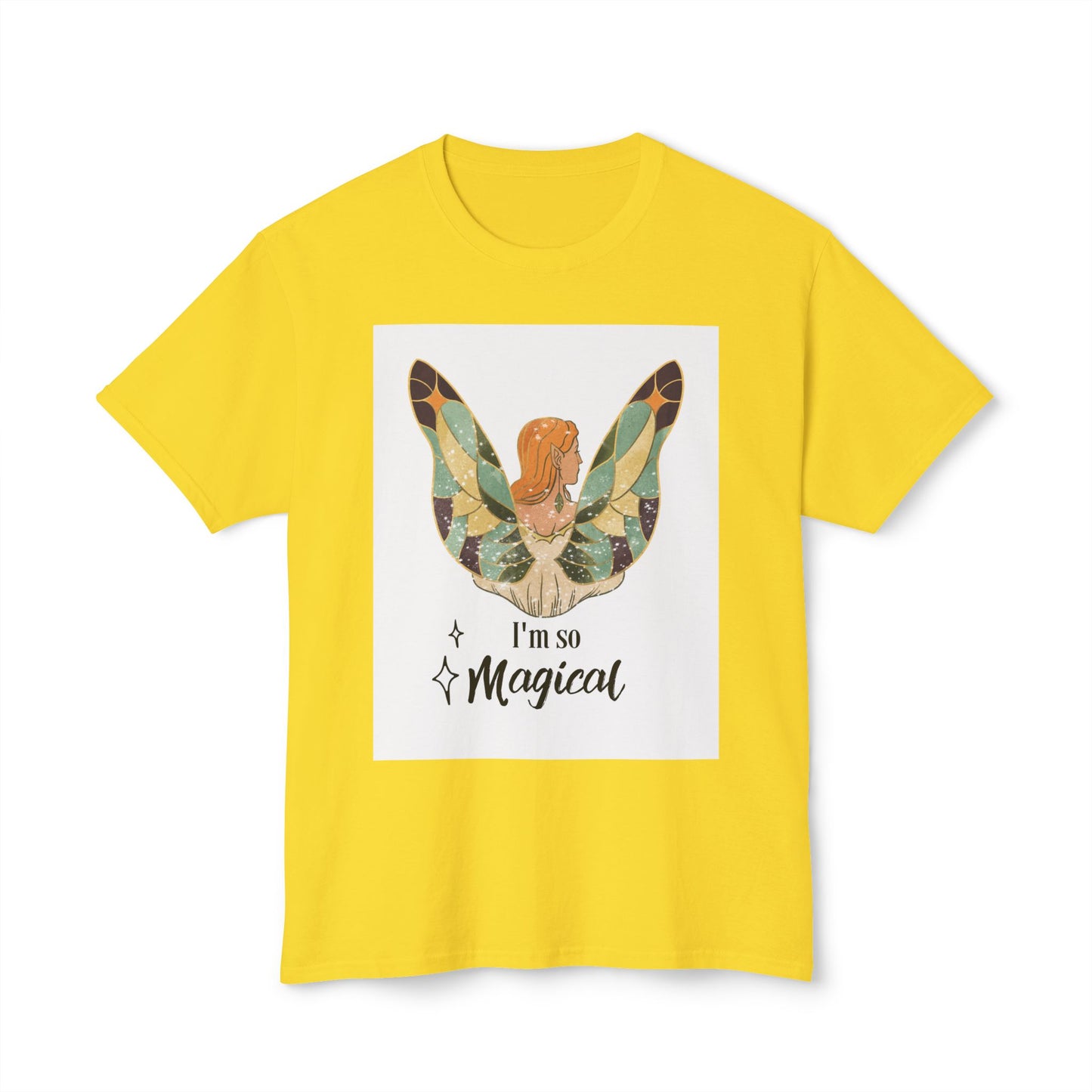 Woman Butterfly - I Am So Magical Unisex T-Shirt, Gift for Her, Cute Graphic Tee, Summer Fashion, Quote Shirt, Positive Vibes