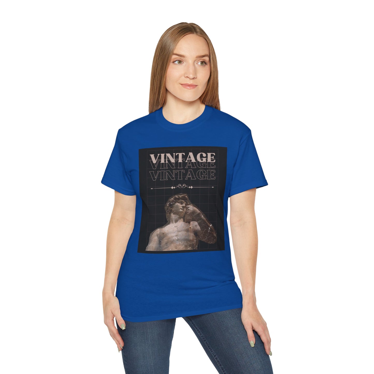 Vintage Ancient Roman Sculpture Art Unisex Tee, Retro Graphic T-Shirt, Casual Wear, Gift for Art Lovers, Unique Vintage Style Tee