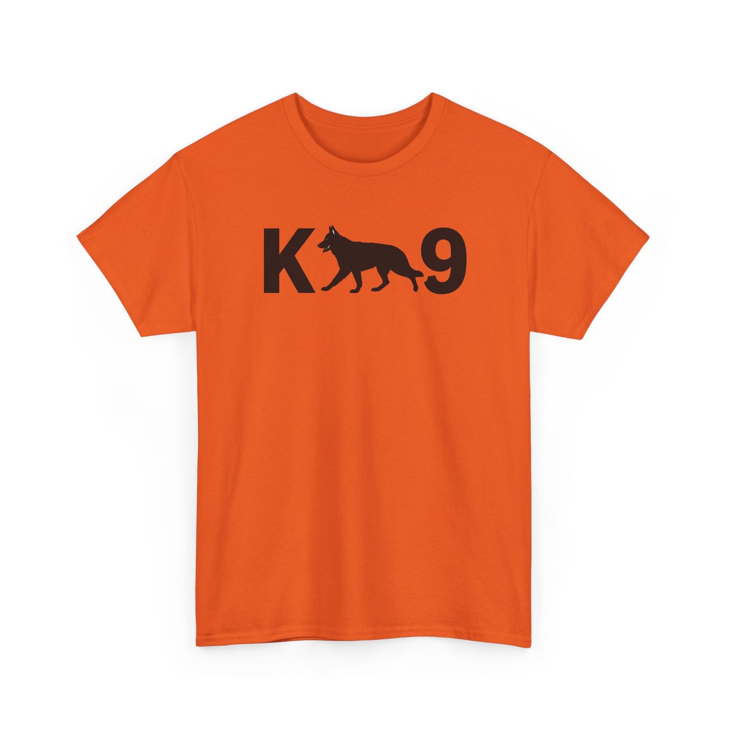 Black German Shepherd K9 Unisex Heavy Cotton Tee - Perfect for Dog Lovers, Pet Owners