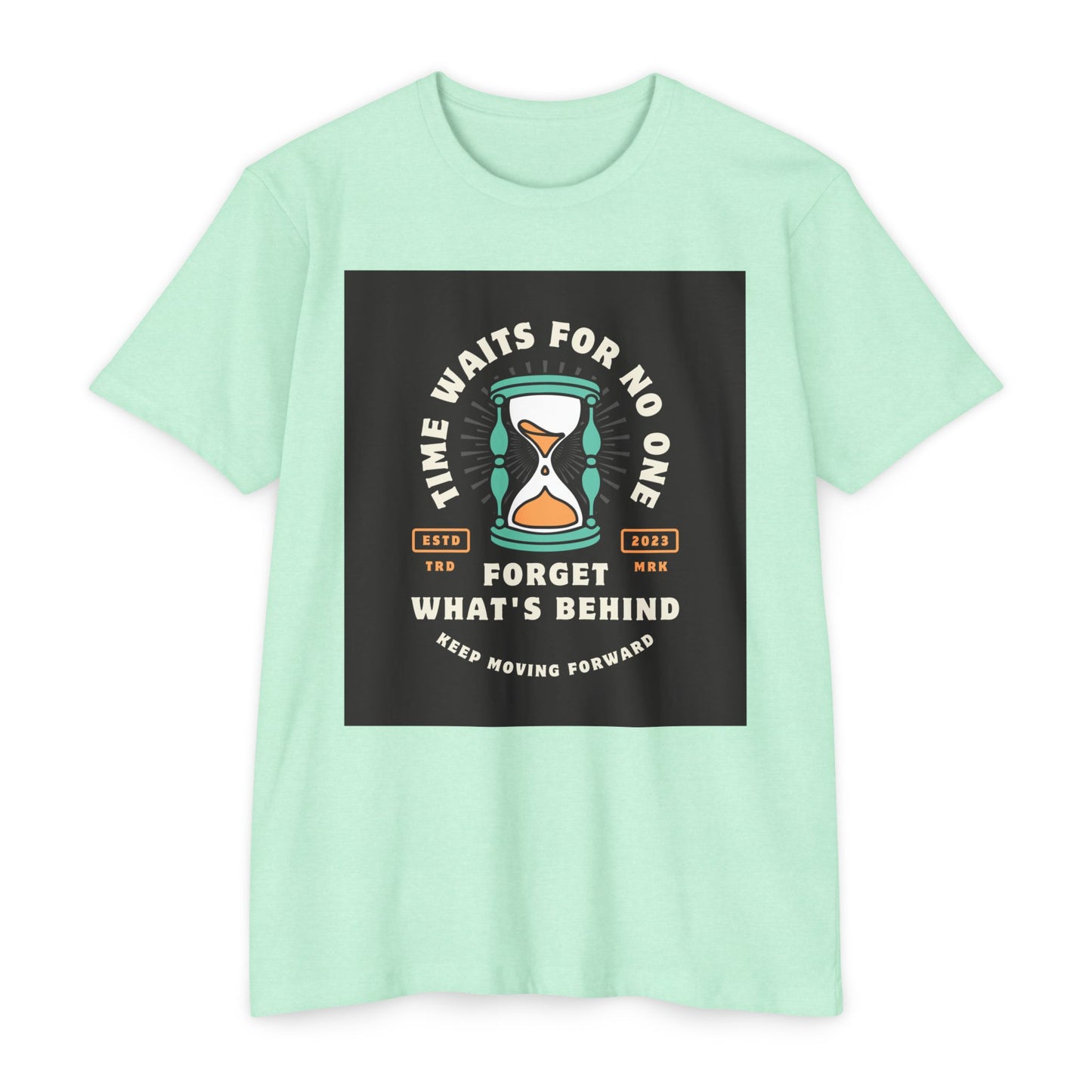 Inspirational Unisex T-Shirt: 'Time Waits for No One' - Motivational Tee, Casual Everyday Wear, Gift for Friends, Positive Message
