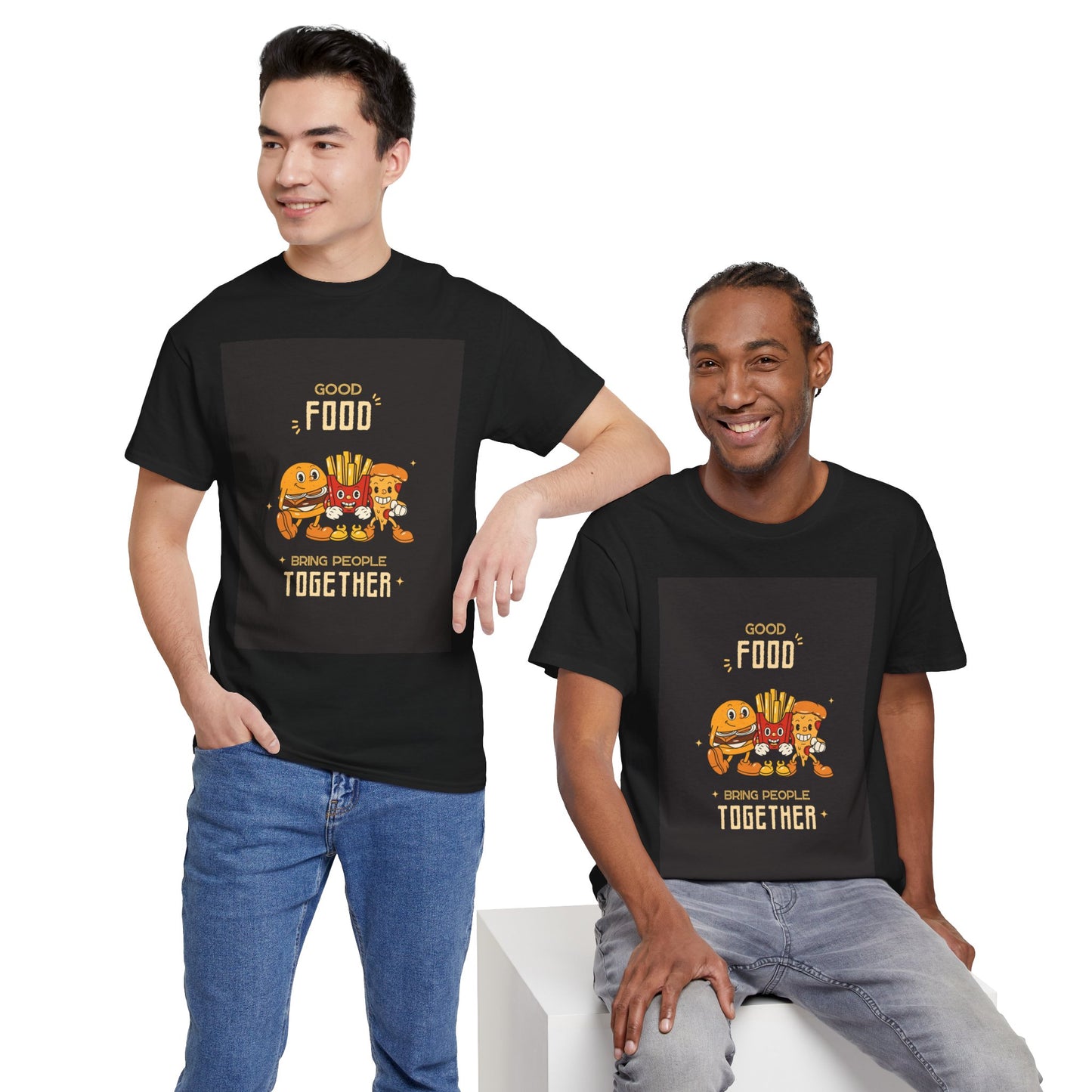 Good Food Unisex Tee | Fun Foodie Shirt, Gift for Food Lovers, Casual Wear, Kitchen Humor, BBQ Party