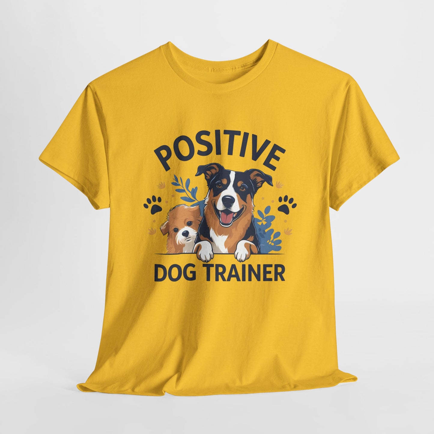 Positive Dog Trainer Tee, Dog Lover Gift, Unisex Cotton T-Shirt, Pet Training Apparel, Animal Care, Casual Dog Shirt