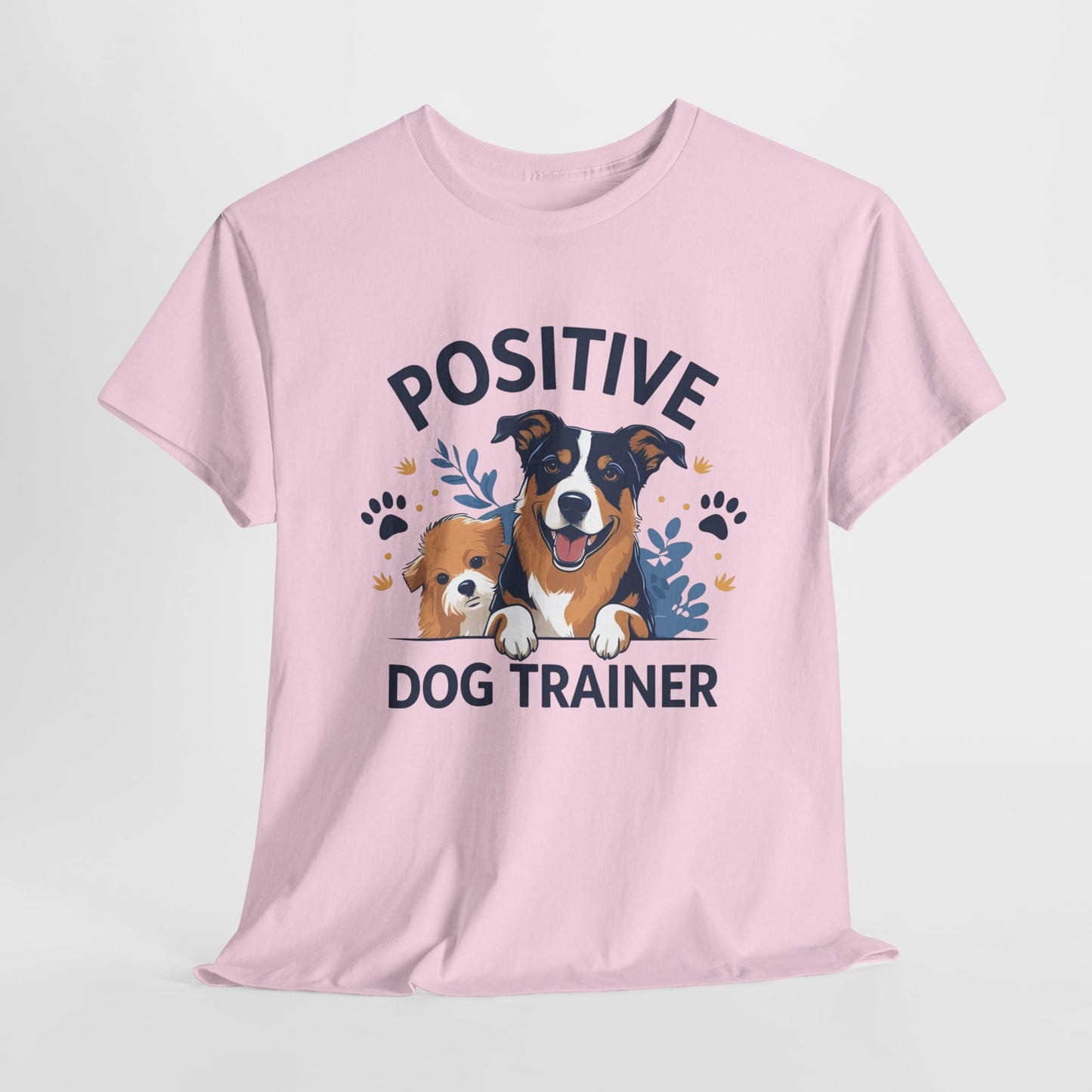 Positive Dog Trainer Tee, Dog Lover Gift, Unisex Cotton T-Shirt, Pet Training Apparel, Animal Care, Casual Dog Shirt