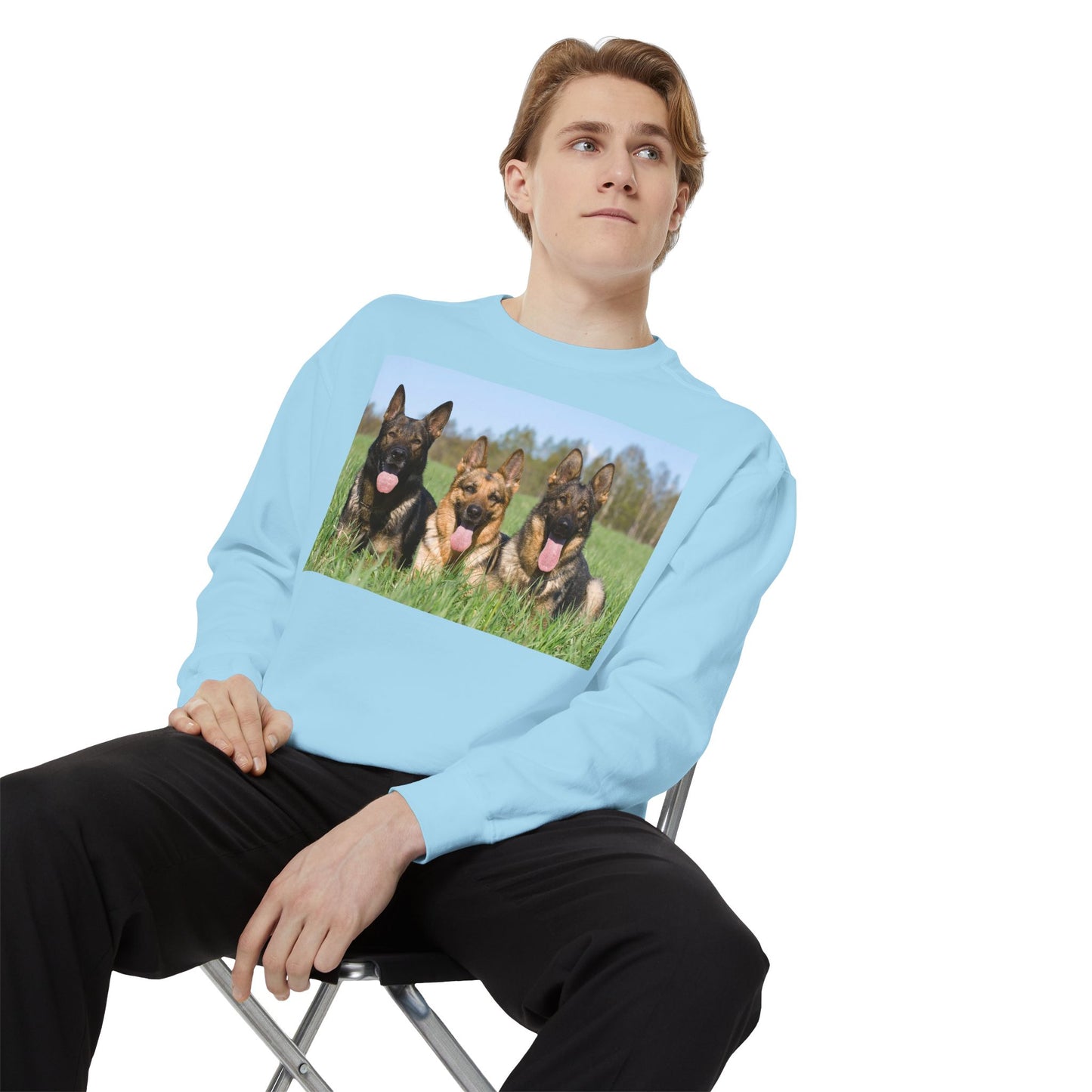 German Shepherd Friends Sweatshirt - Cozy Unisex Apparel for Dog Lovers