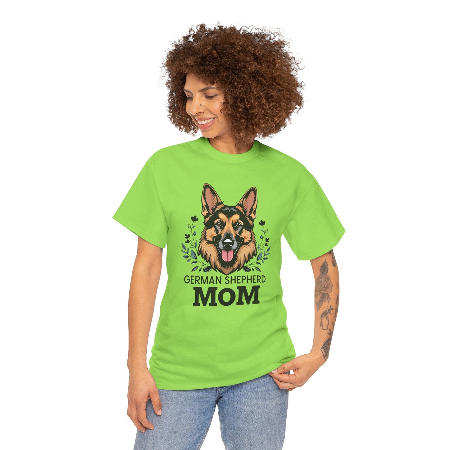 German Shepherd Mom Tee - Perfect Gift for Dog Lovers, Animal Lovers, Pet Parenthood, Birthday, Mother's Day