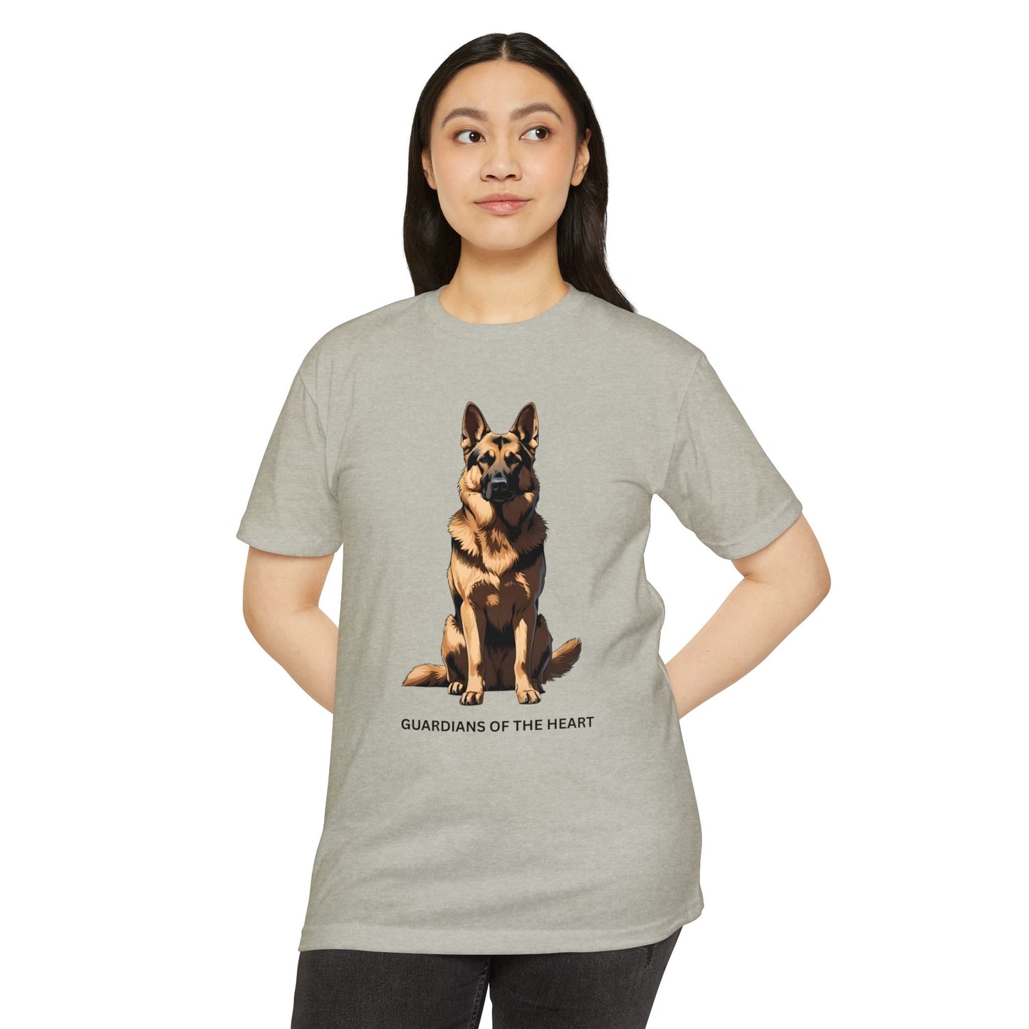 Guardians of the Heart German Shepherd T-Shirt, Unisex Dog Lover Tee, Gift for Pet Lovers, Casual Everyday Wear