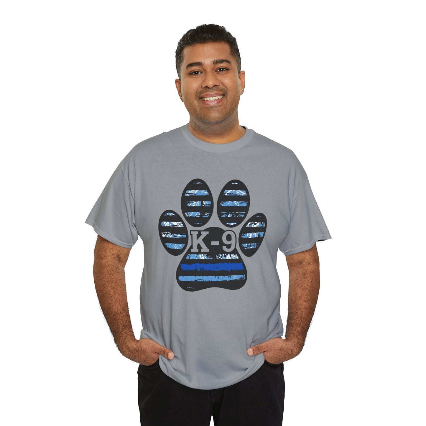 K-9 Paw Print Tee – Unisex Cotton Tee for Dog Lovers, Pet Owners, Animal Rescue Supporters