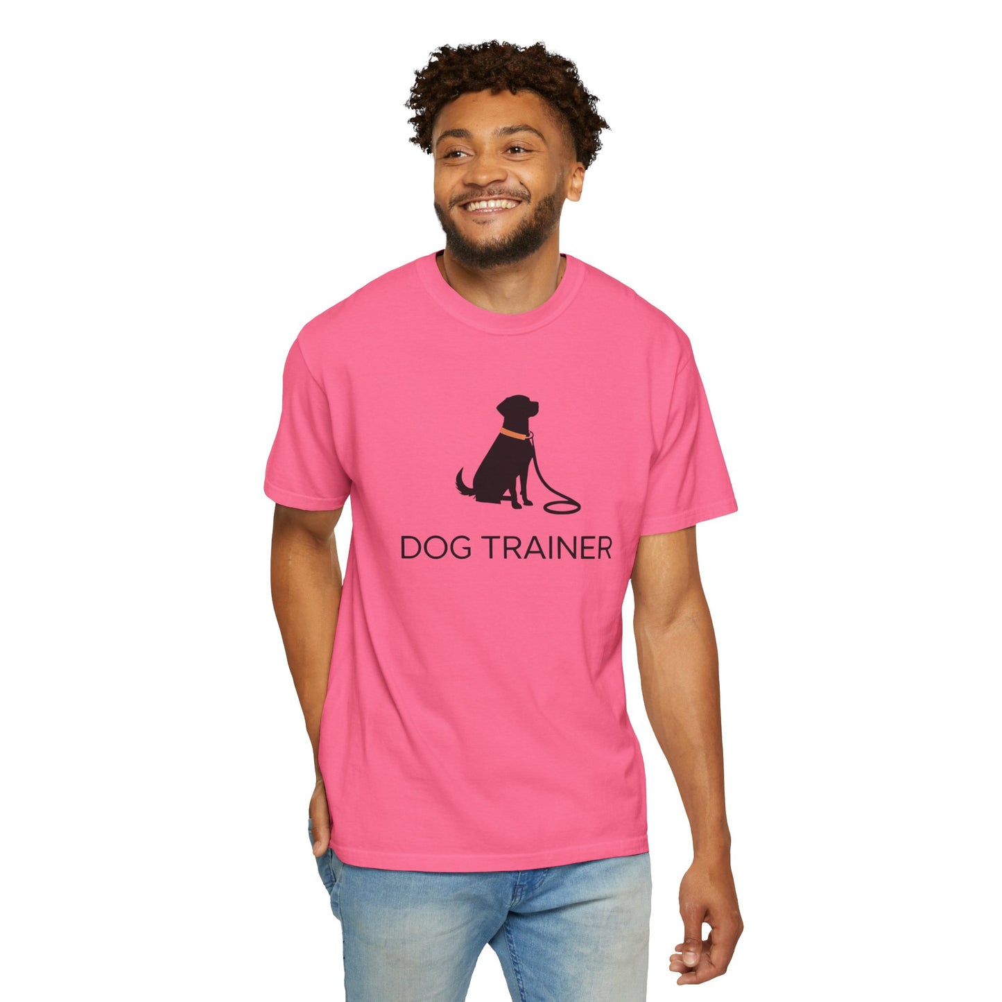 Dog Trainer T-Shirt, Black Dog, Pet Lover Gift, Animal Care Apparel, Gift for Dog Trainers
