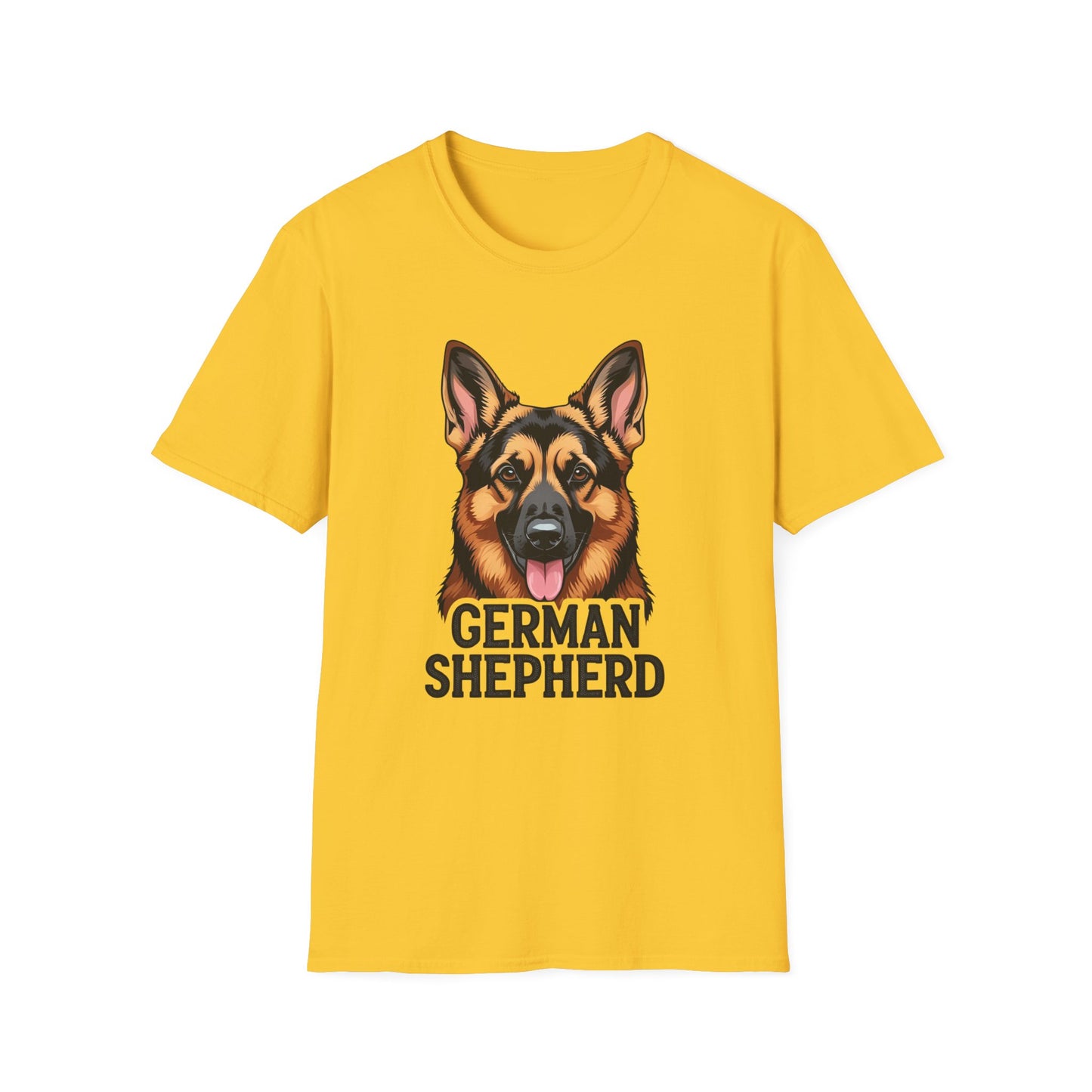 German Shepherd Unisex T-Shirt, Dog Lover Gift, Pet Parent Apparel, Cute Animal Shirt, Birthday Gift Idea, Casual Wear