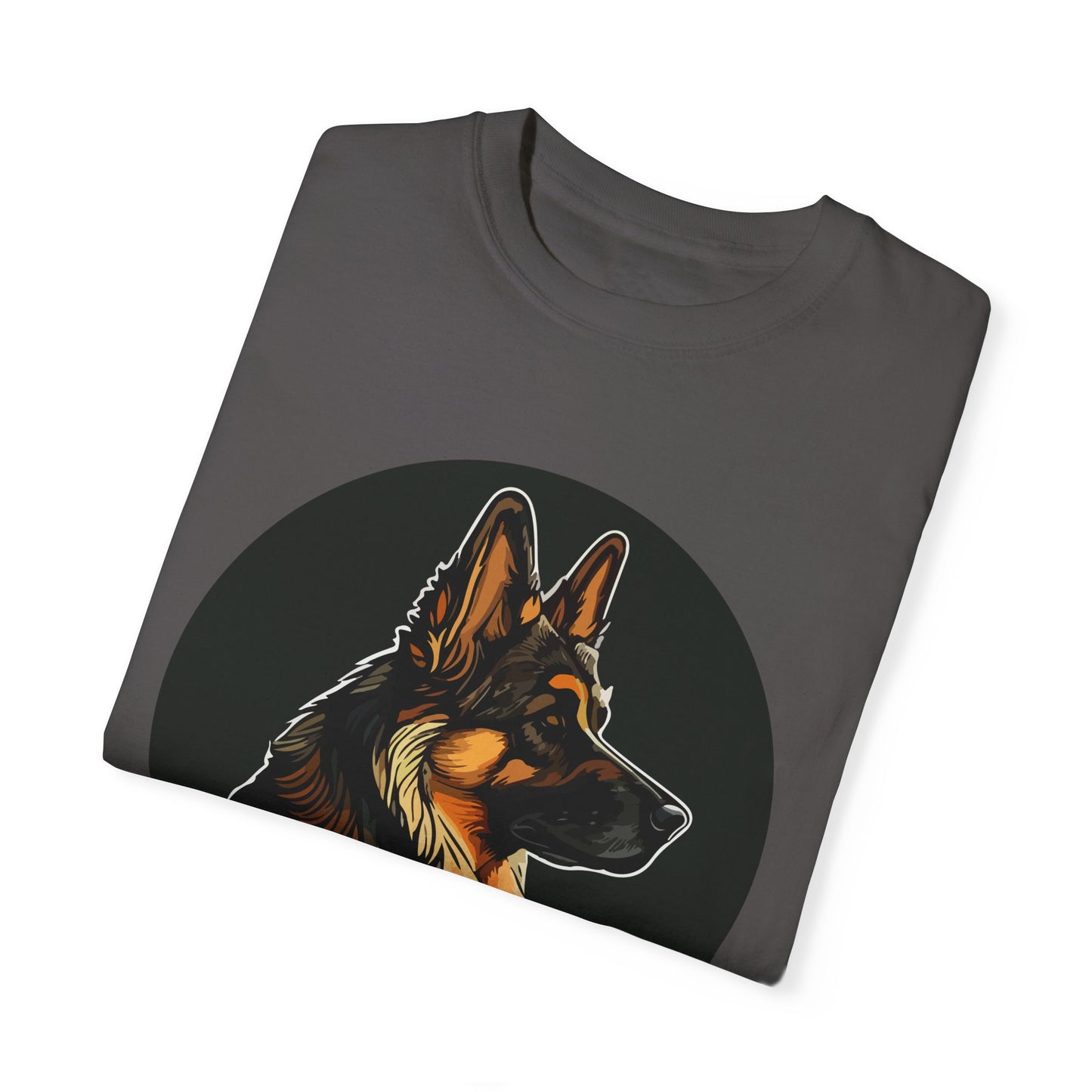 Unisex T-Shirt With Close Up Graphic of German Shepherd | Casual Pet Apparel