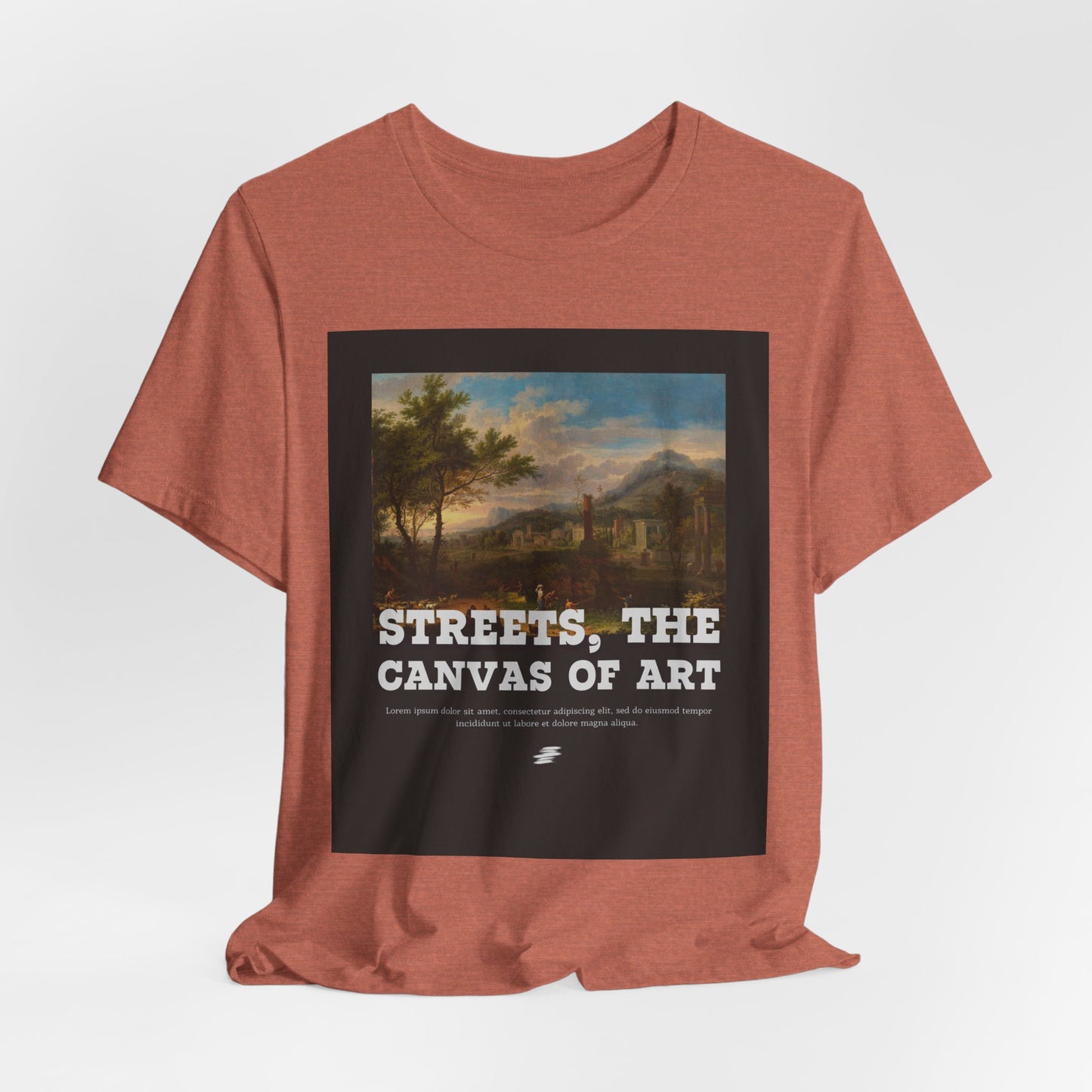 Artistic Graphic Tee - Streets, the Canvas of Art | Unisex Short Sleeve Shirt, Gift for Artists, Art Lovers, Casual Wear, Unique Gifts