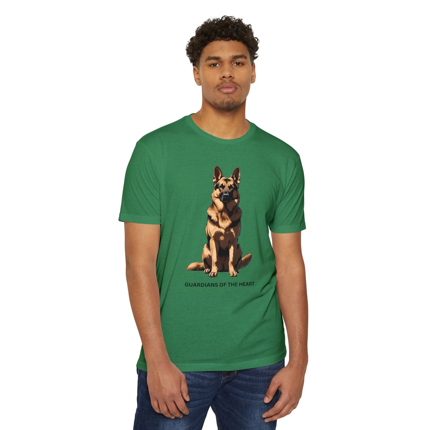 Guardians of the Heart German Shepherd T-Shirt, Unisex Dog Lover Tee, Gift for Pet Lovers, Casual Everyday Wear
