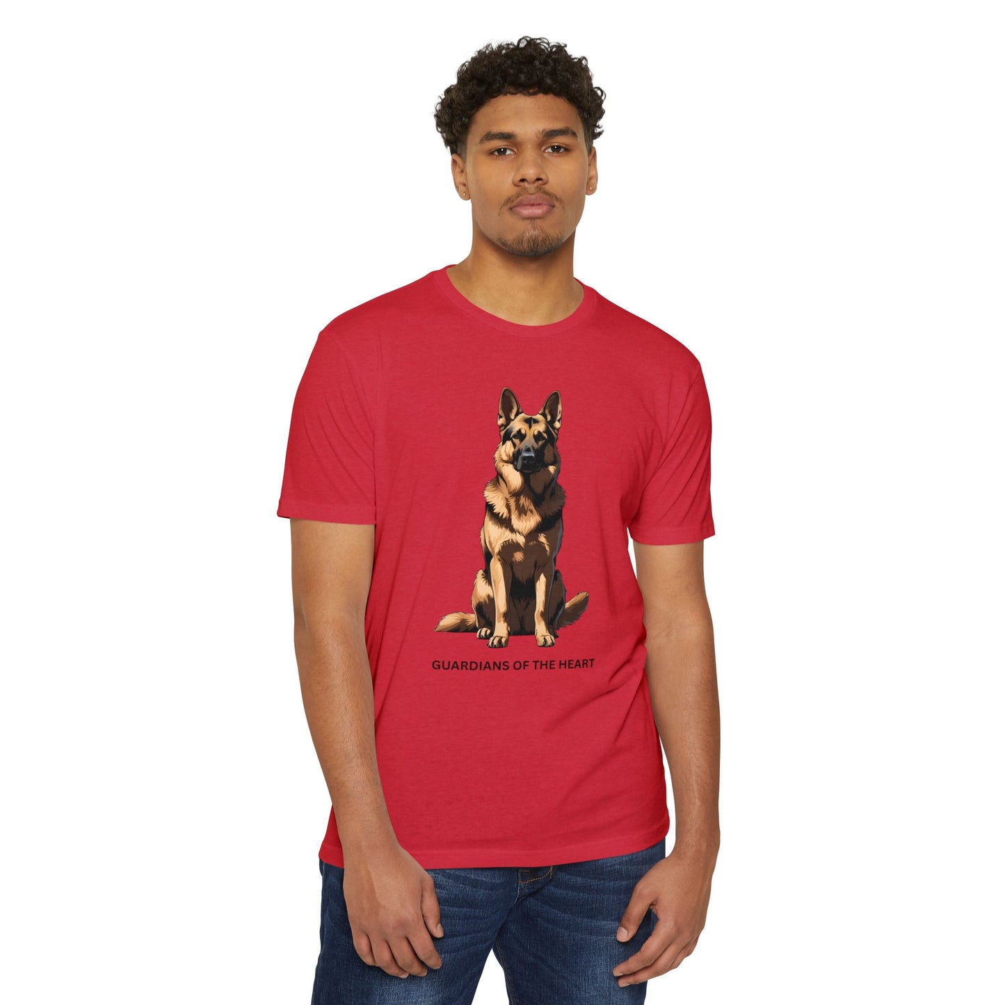 Guardians of the Heart German Shepherd T-Shirt, Unisex Dog Lover Tee, Gift for Pet Lovers, Casual Everyday Wear