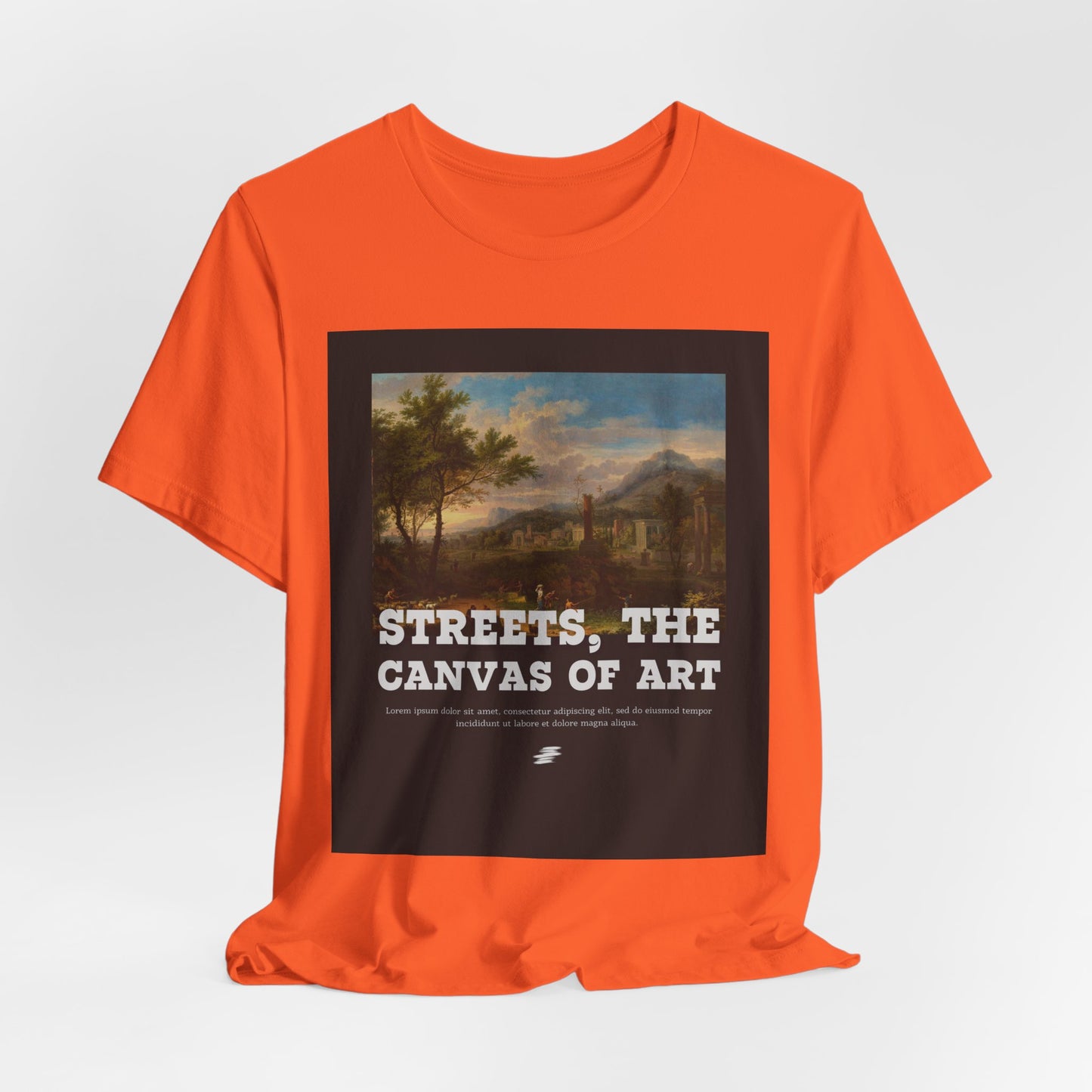 Artistic Graphic Tee - Streets, the Canvas of Art | Unisex Short Sleeve Shirt, Gift for Artists, Art Lovers, Casual Wear, Unique Gifts