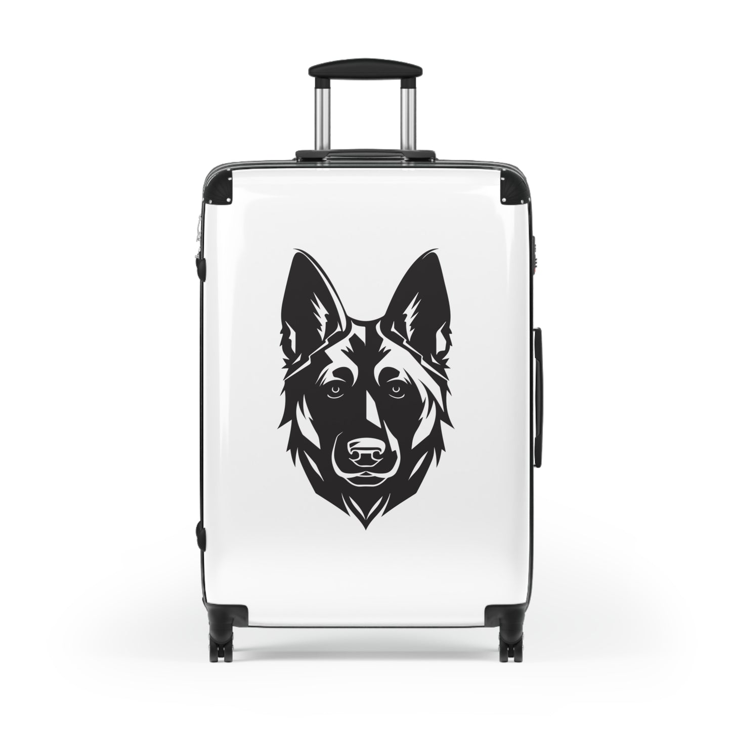 Stylish Dog-Lover Suitcase with German Shepherd Design - Ideal for Travel and Pet Owners