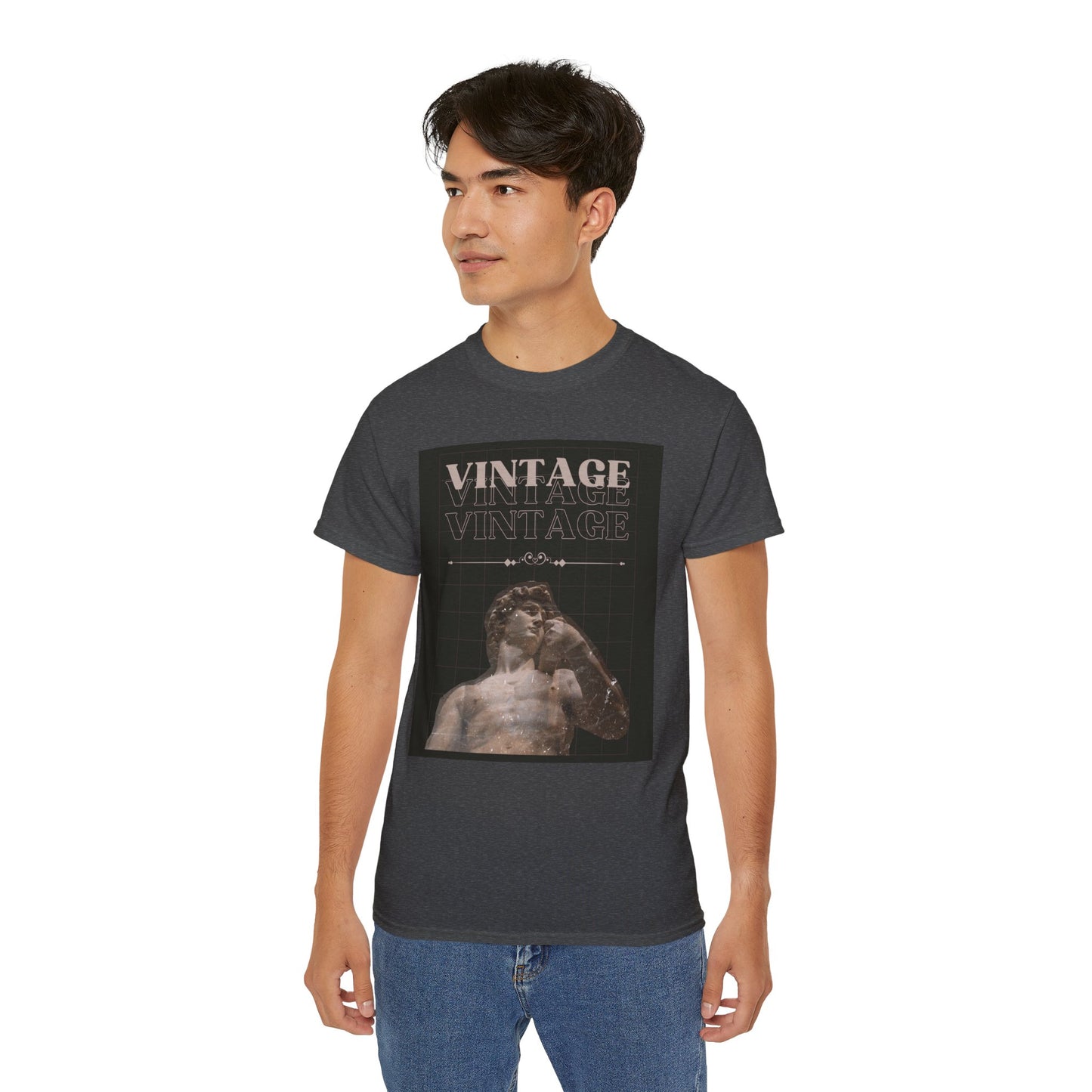Vintage Ancient Roman Sculpture Art Unisex Tee, Retro Graphic T-Shirt, Casual Wear, Gift for Art Lovers, Unique Vintage Style Tee