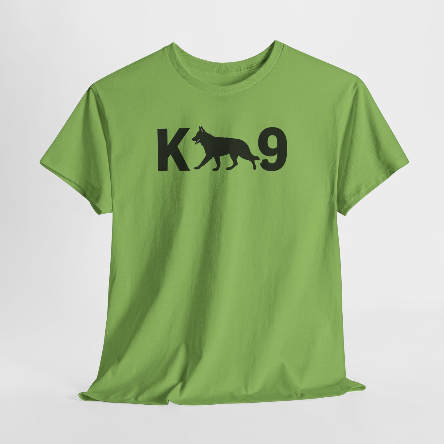 Black German Shepherd K9 Unisex Heavy Cotton Tee - Perfect for Dog Lovers, Pet Owners