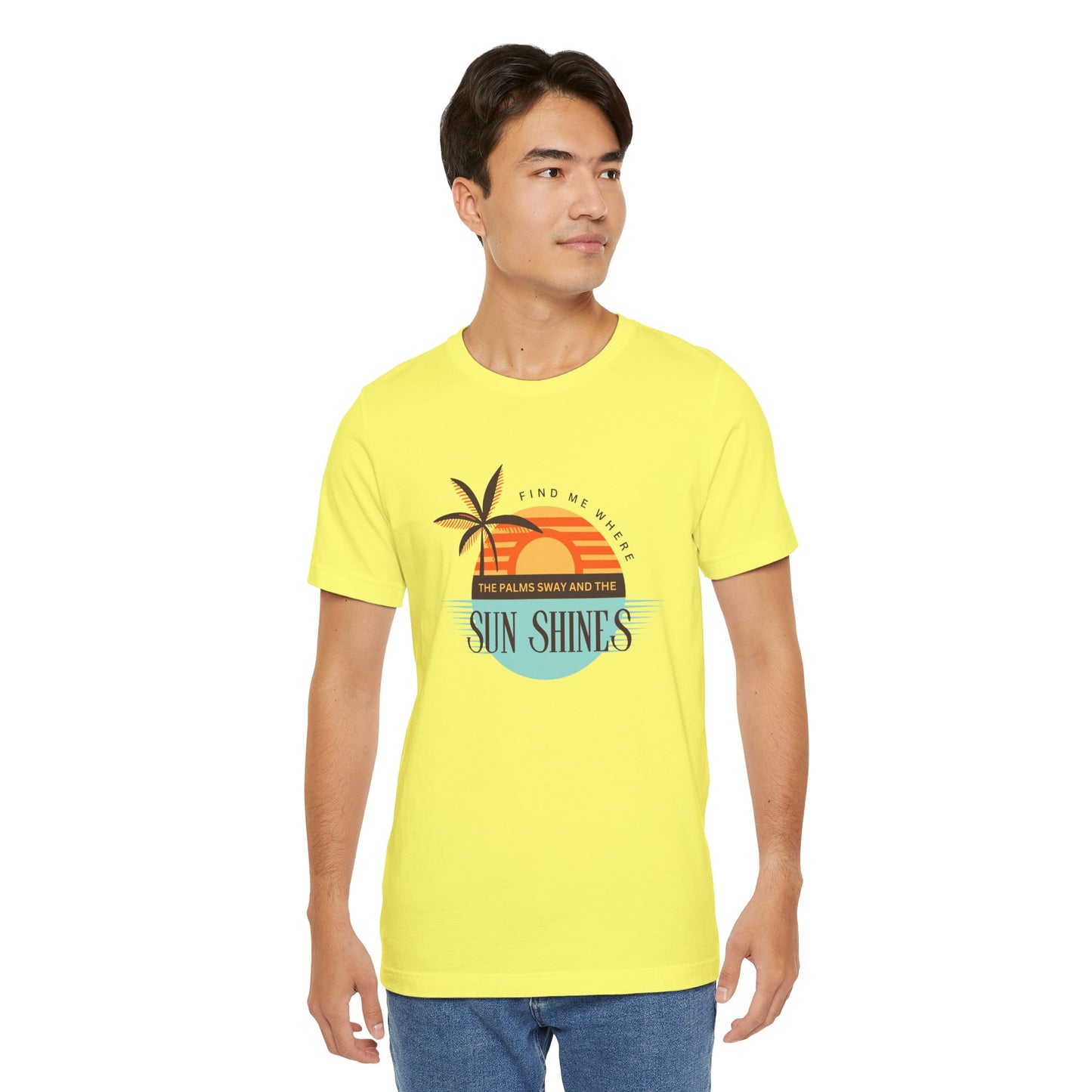 Tropical Vibes Tee - Relaxing Beach Sunset Design for Travelers and Summer Lovers, Perfect Gift for Vacations, Beach Days, and Casual Style
