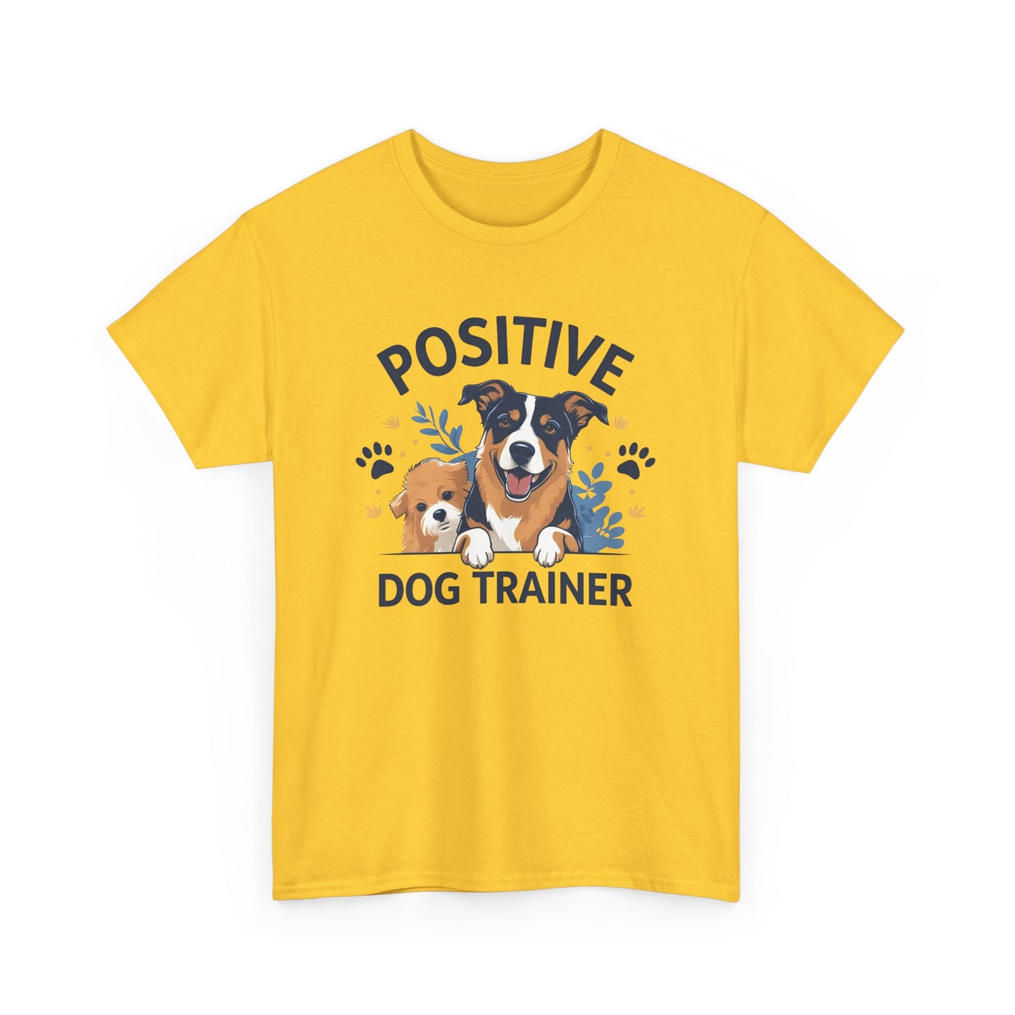 Positive Dog Trainer Tee, Dog Lover Gift, Unisex Cotton T-Shirt, Pet Training Apparel, Animal Care, Casual Dog Shirt