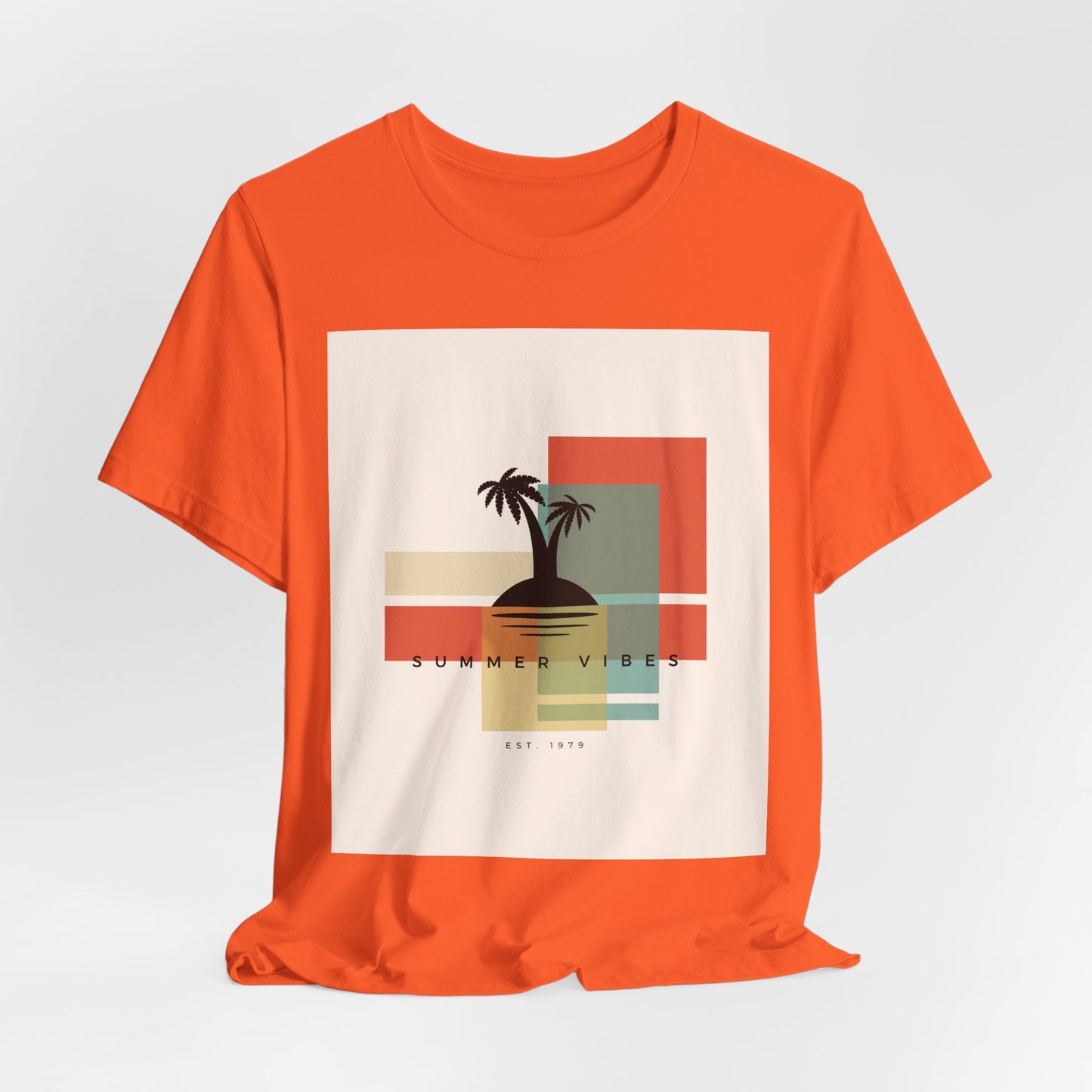 Tropical Sunset Tee, Summer Vibes Shirt, Vacation Outfit, Unisex Graphic Tee, Gift for Beach Lovers, Casual Wear