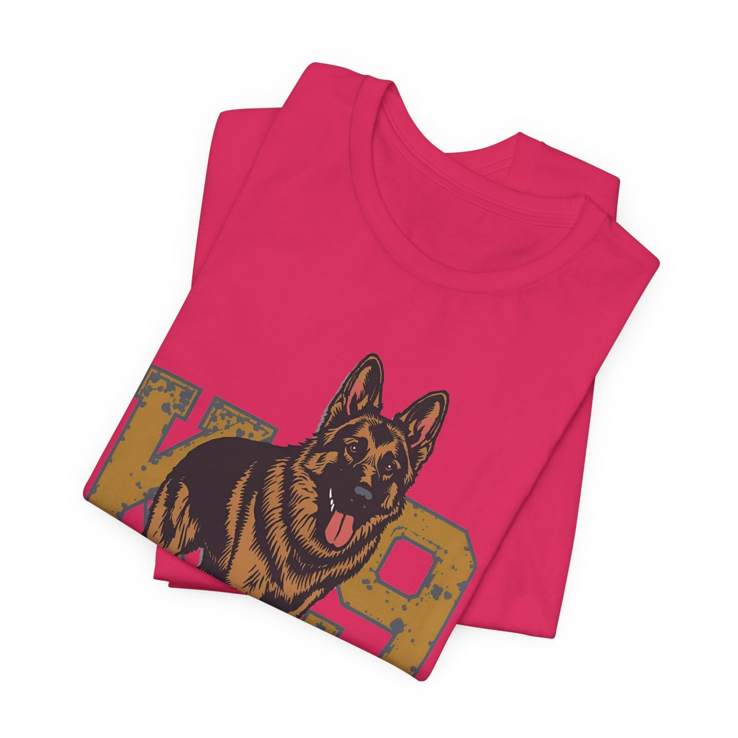 K9 Dog Lover German Shepherd Tee, Pet Owner Gift, Unisex Jersey Shirt