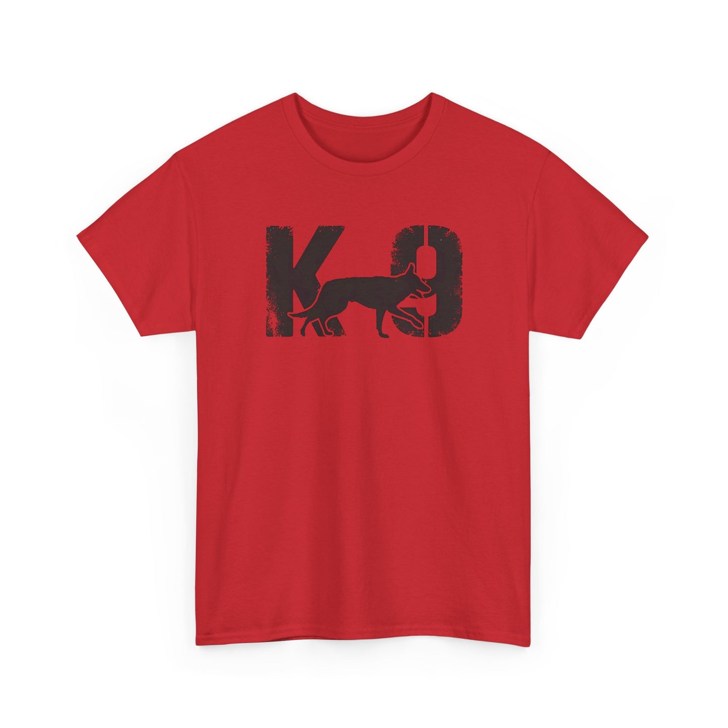 K-9 Dog Lover's Unisex Heavy Cotton Tee | T-Shirt for K-9 Handler | Dog Between K and 9 Design