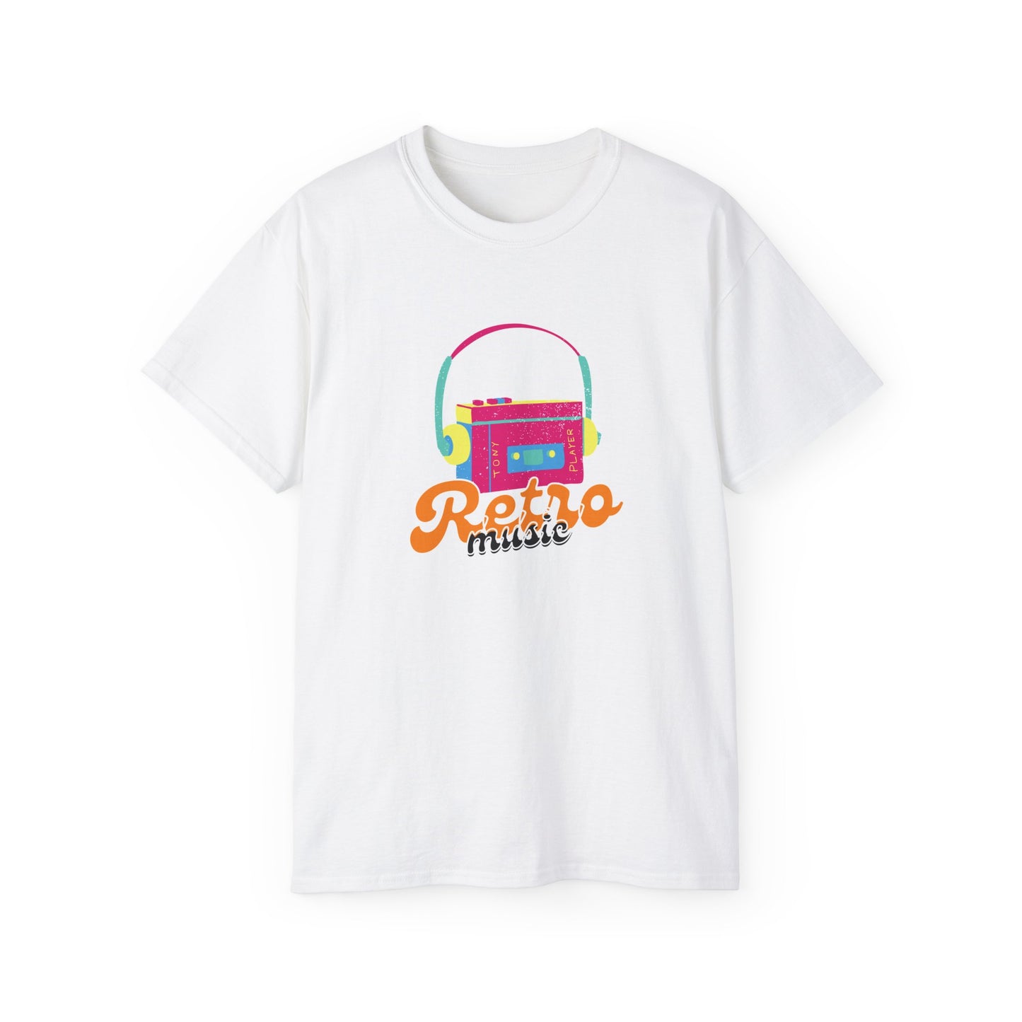 Retro Music Unisex Tee, Vintage Style Shirt, 80s Music Lover Gift, Casual Wear, Festival Outfit, Music Party T-Shirt