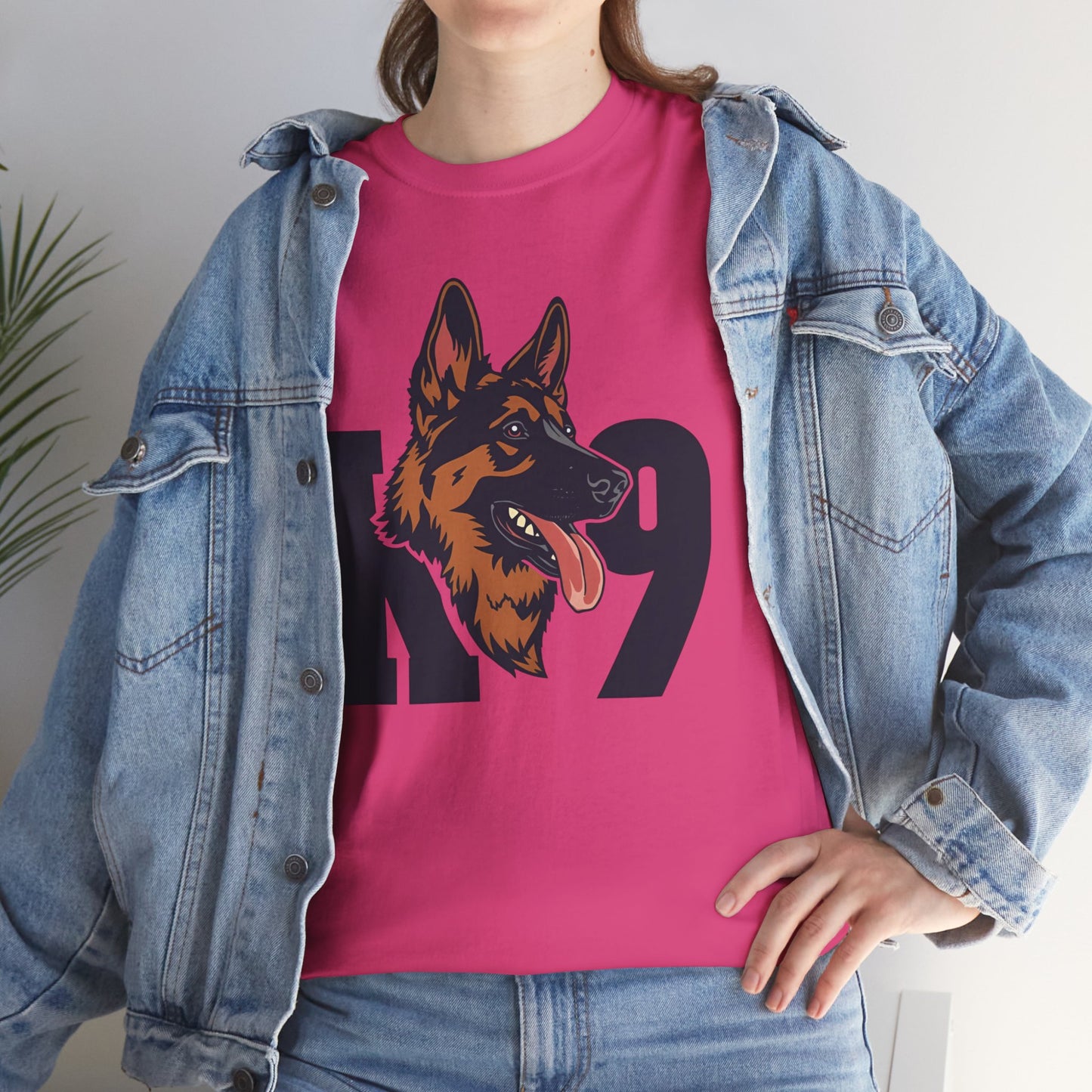 German Shepherd K9 Lover Unisex Heavy Cotton Tee | Dog Owner Gift, Dog Lover Apparel