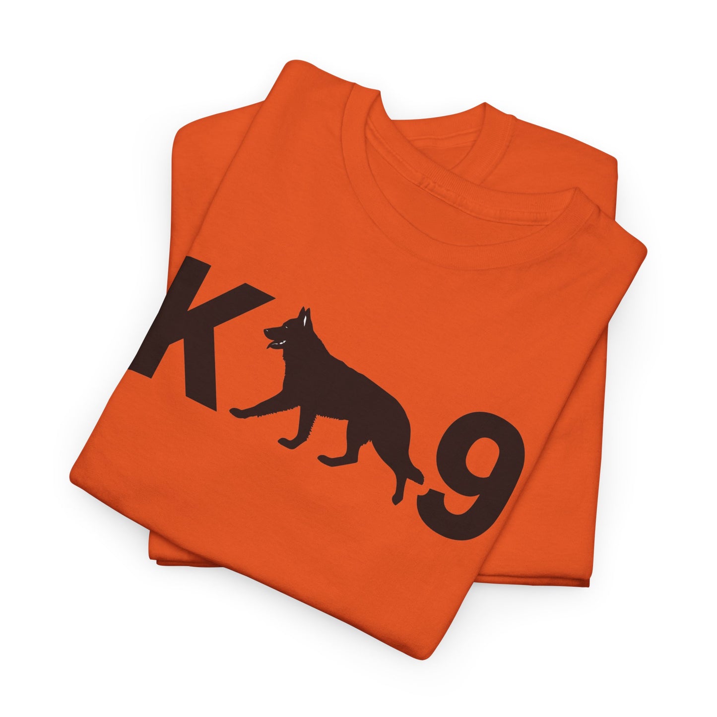 Black German Shepherd K9 Unisex Heavy Cotton Tee - Perfect for Dog Lovers, Pet Owners