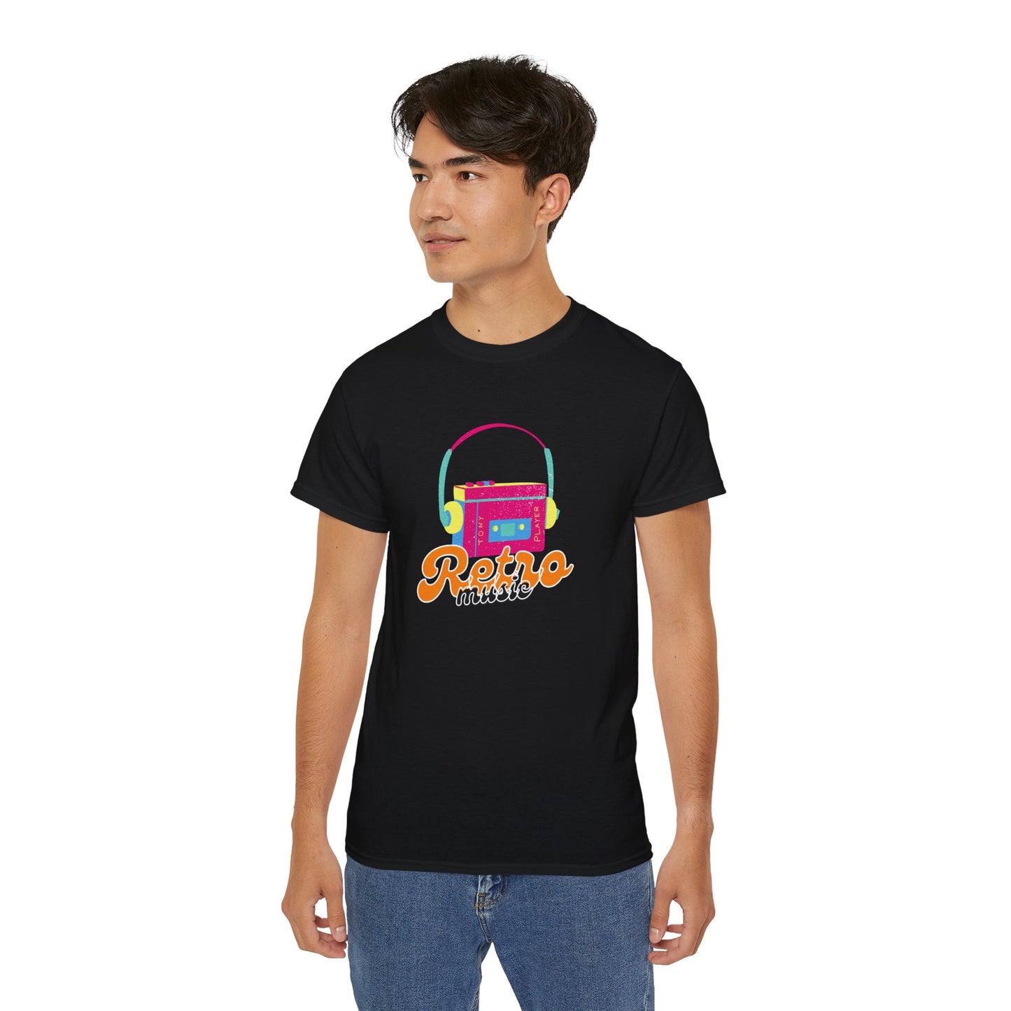 Retro Music Unisex Tee, Vintage Style Shirt, 80s Music Lover Gift, Casual Wear, Festival Outfit, Music Party T-Shirt