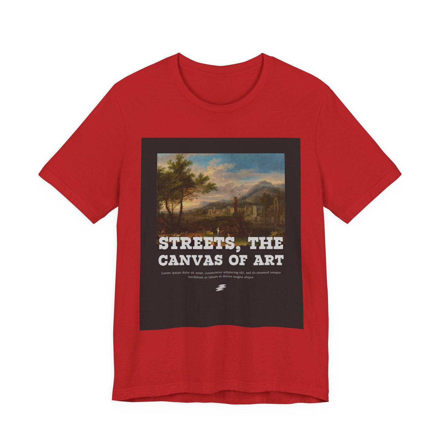 Artistic Graphic Tee - Streets, the Canvas of Art | Unisex Short Sleeve Shirt, Gift for Artists, Art Lovers, Casual Wear, Unique Gifts