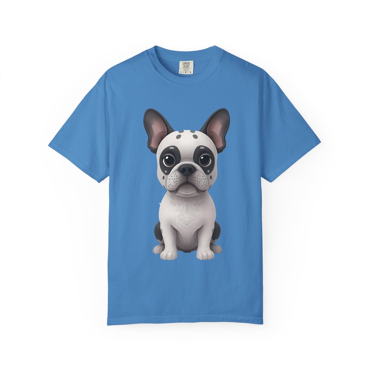 Cute 3D Design French Bulldog Unisex T-shirt, Animal Lover Gift