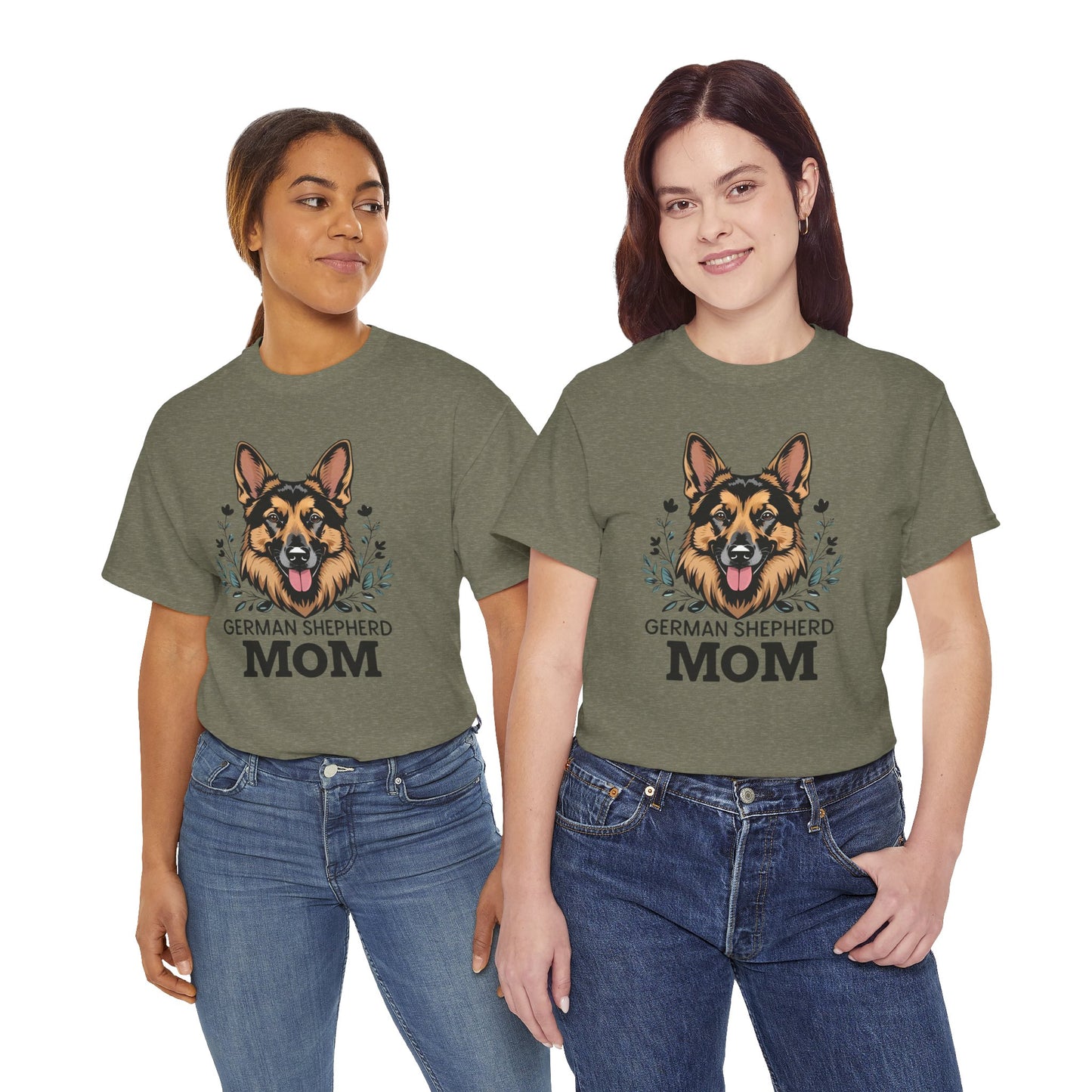 German Shepherd Mom Tee - Perfect Gift for Dog Lovers, Animal Lovers, Pet Parenthood, Birthday, Mother's Day