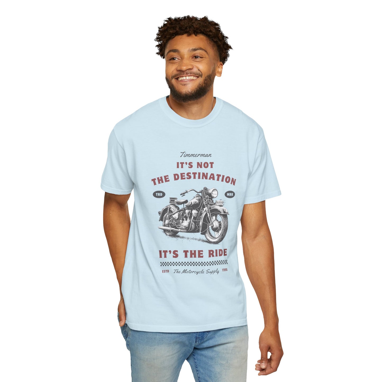 Vintage Motorcycle Ride T-Shirt - It's Not The Destination It's The Ride, Gift for Bikers, Adventure Clothing, Road Trip Outfit