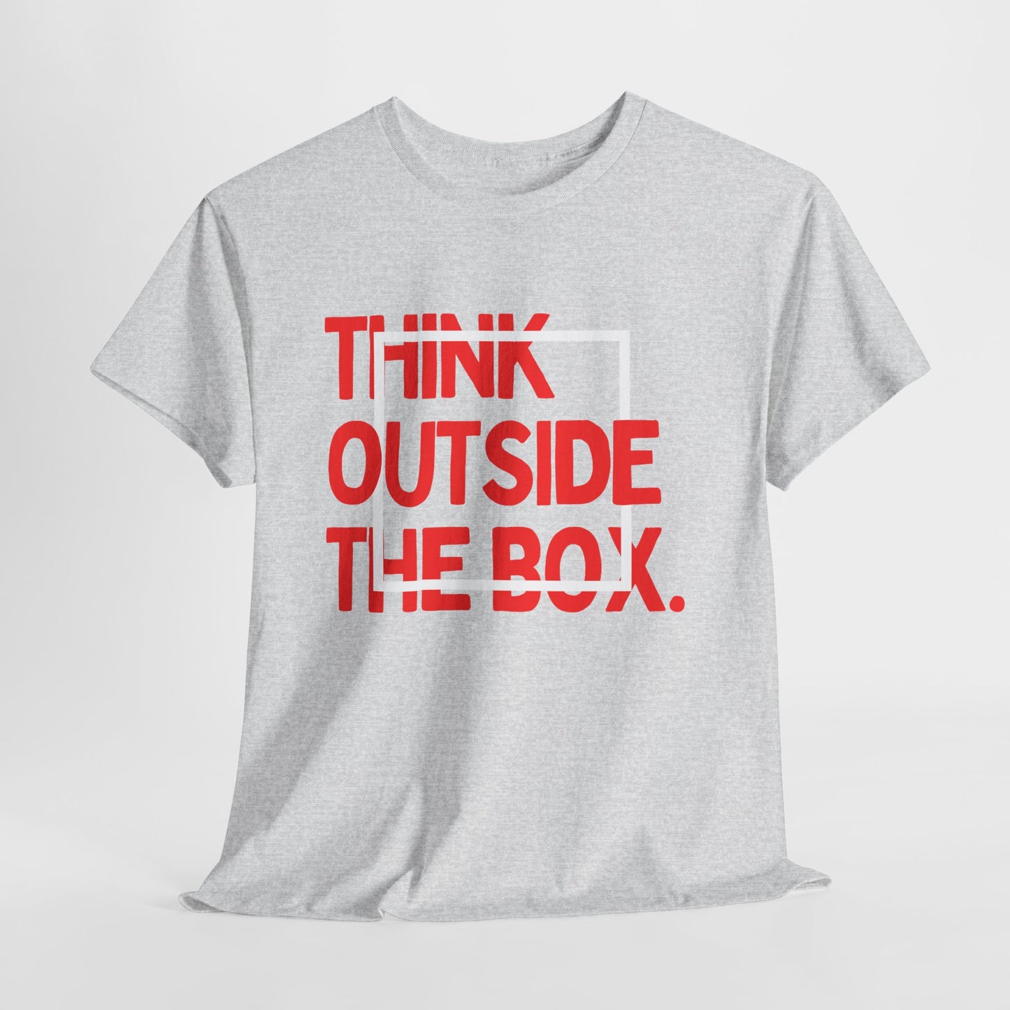 Creative Thinking Unisex Cotton Tee - Thin Out of Box, Inspirational Shirt, Motivational Gifts, Trendy Top for All Occasions, Perfect for Dreamers