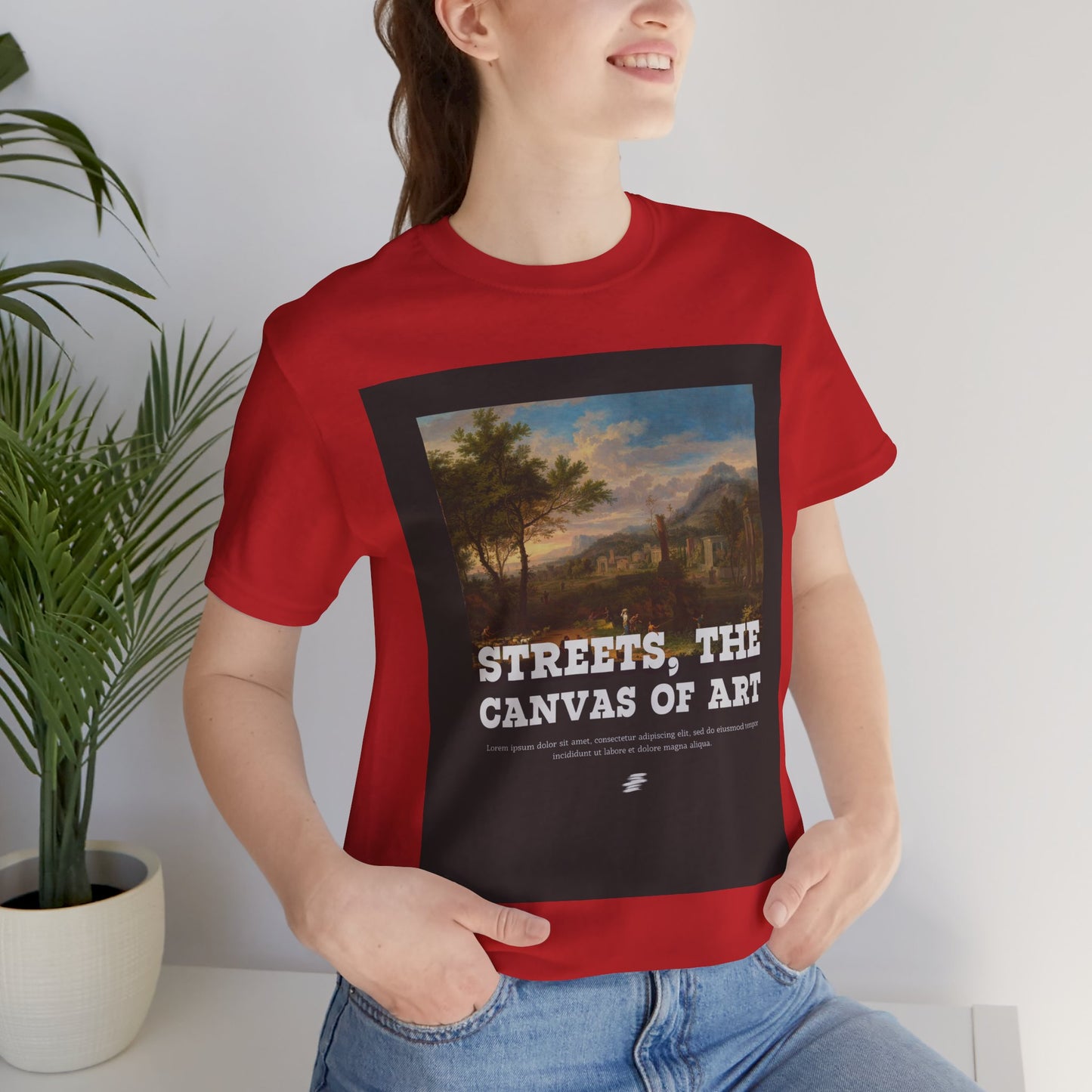 Artistic Graphic Tee - Streets, the Canvas of Art | Unisex Short Sleeve Shirt, Gift for Artists, Art Lovers, Casual Wear, Unique Gifts