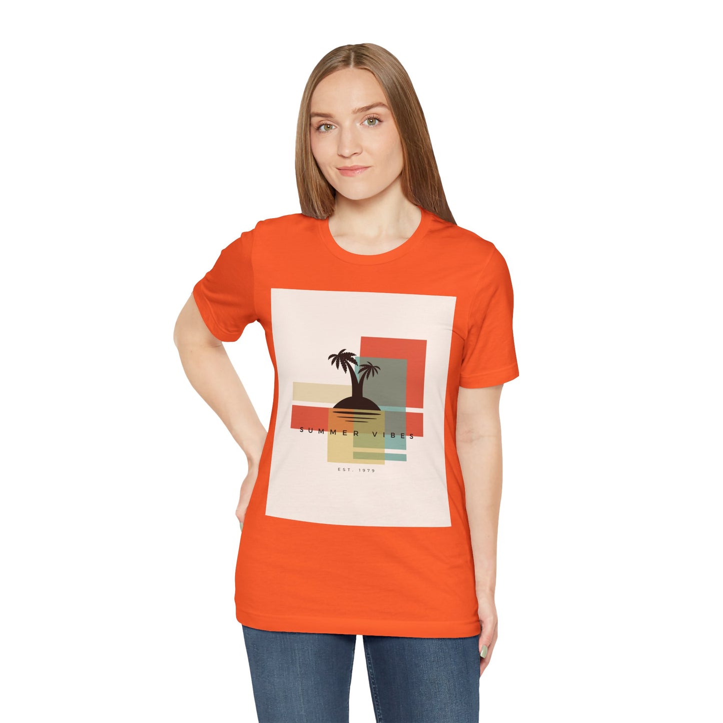 Tropical Sunset Tee, Summer Vibes Shirt, Vacation Outfit, Unisex Graphic Tee, Gift for Beach Lovers, Casual Wear