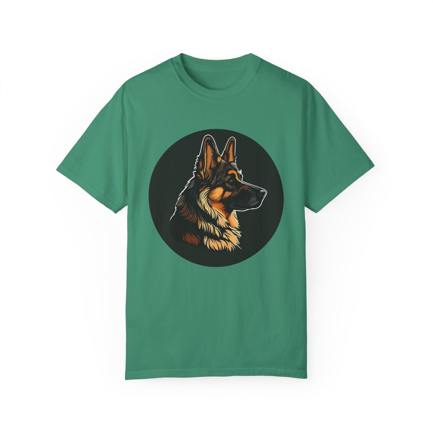 Unisex T-Shirt With Close Up Graphic of German Shepherd | Casual Pet Apparel