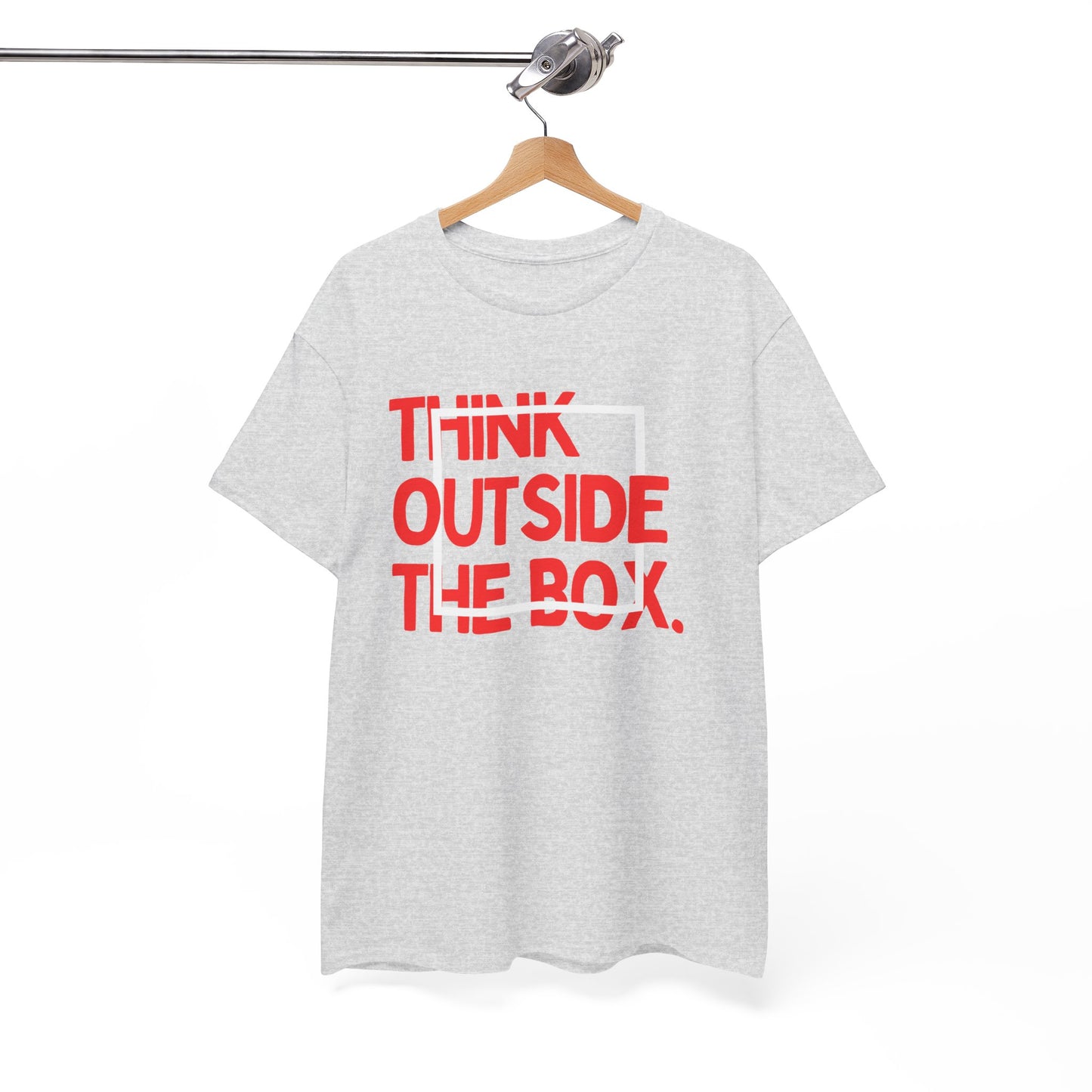 Creative Thinking Unisex Cotton Tee - Thin Out of Box, Inspirational Shirt, Motivational Gifts, Trendy Top for All Occasions, Perfect for Dreamers